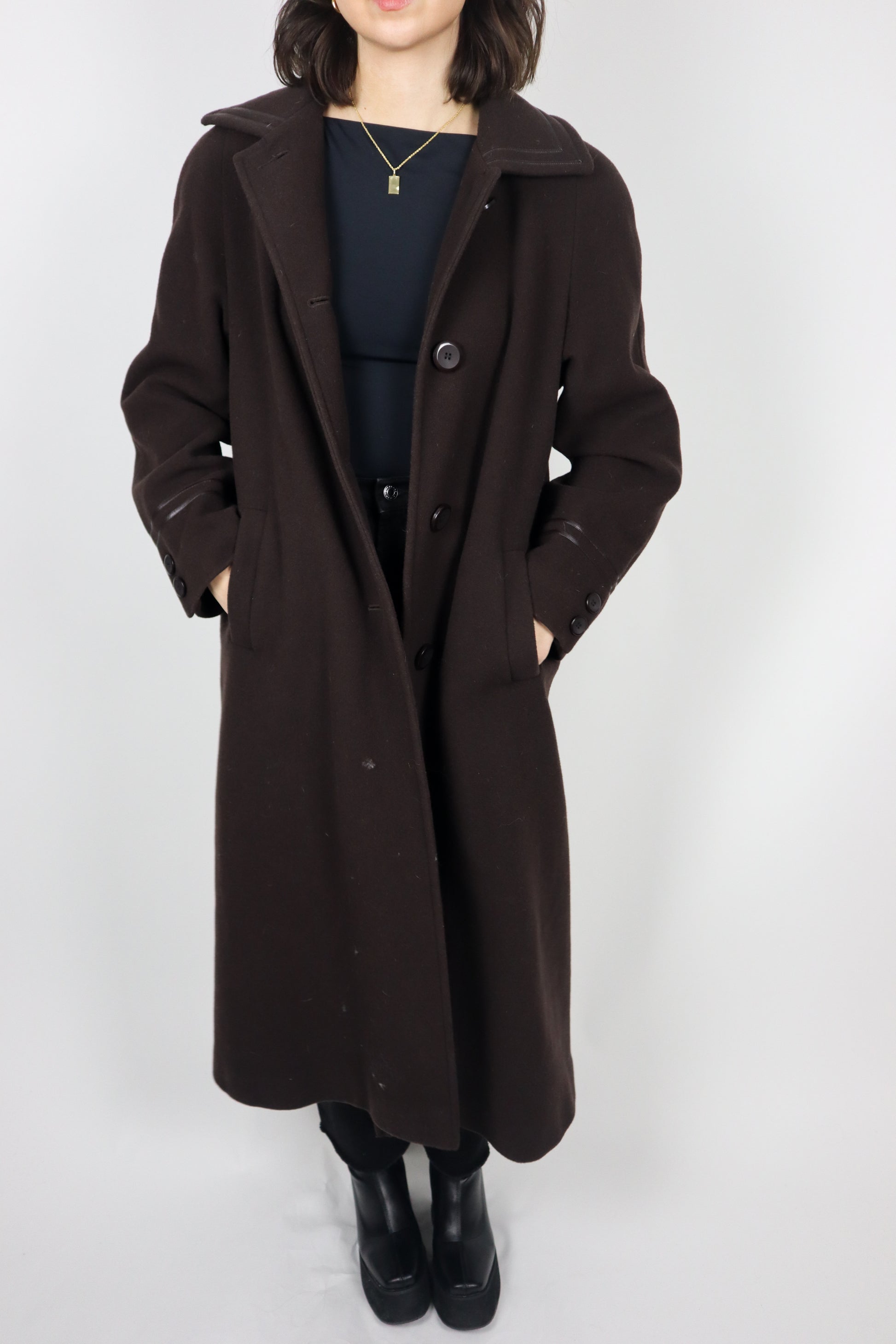Vintage x Made in Belarus x Cashwool Coat (M)