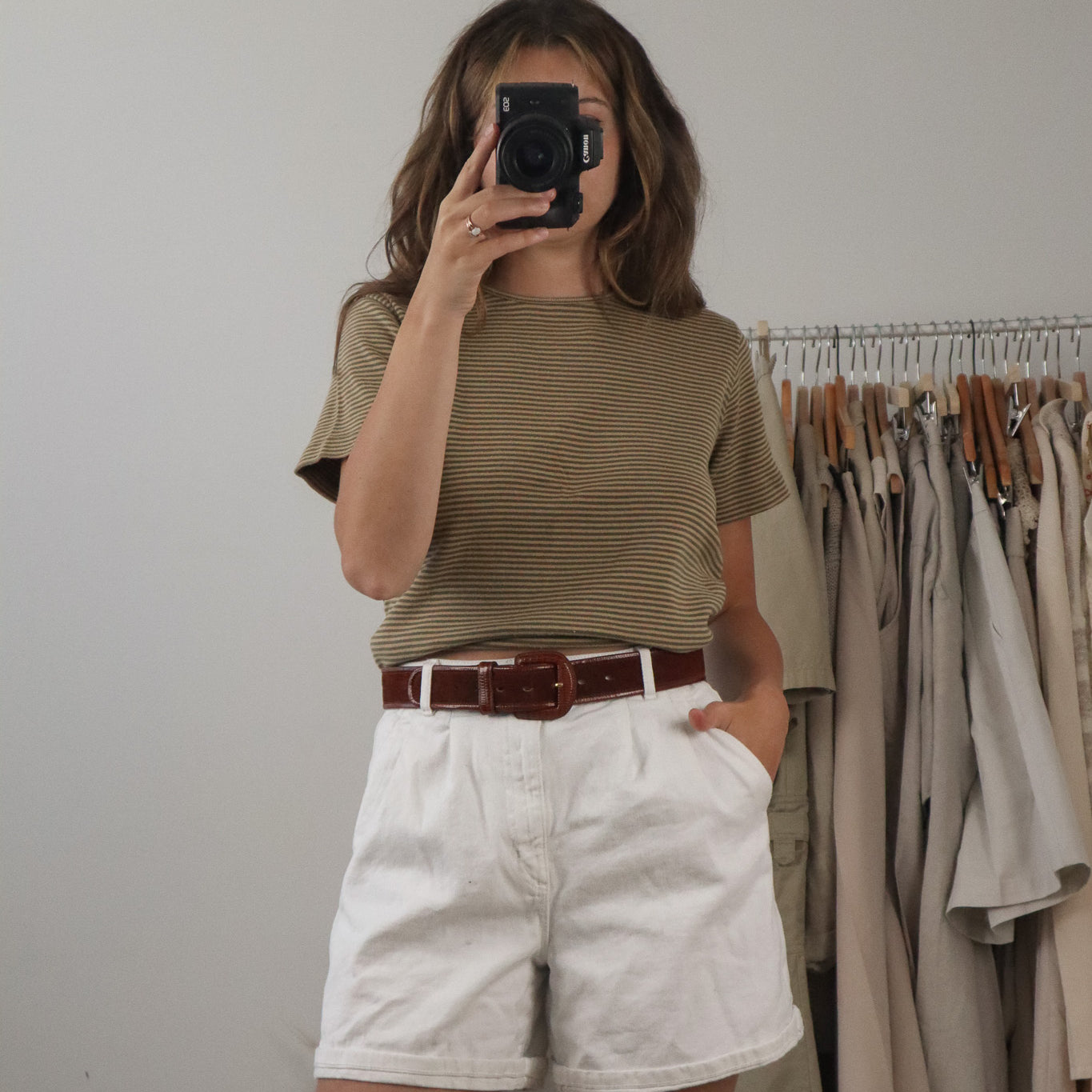 Vintage x Striped T-Shirt (M)