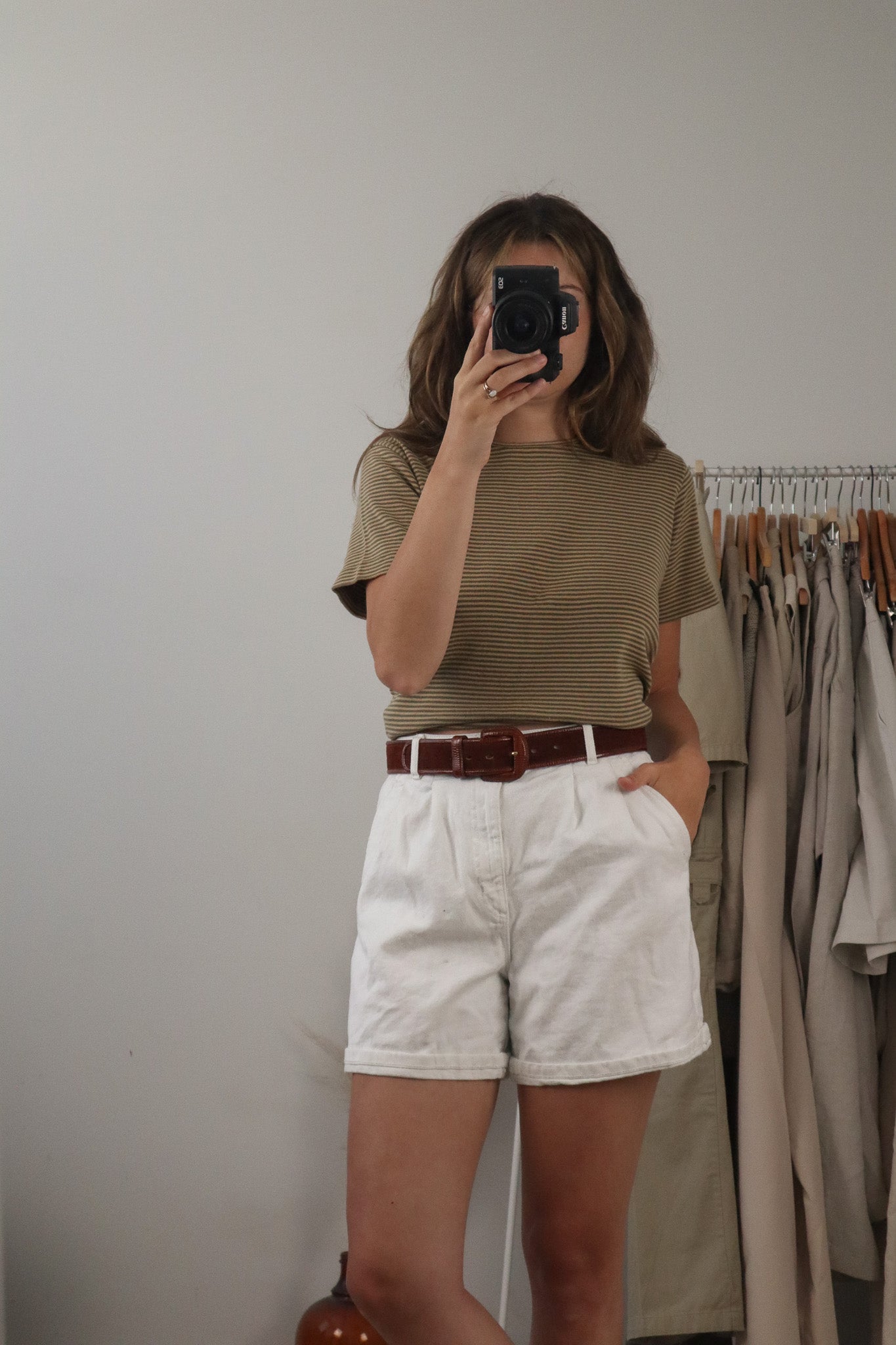 Vintage x Striped T-Shirt (M)