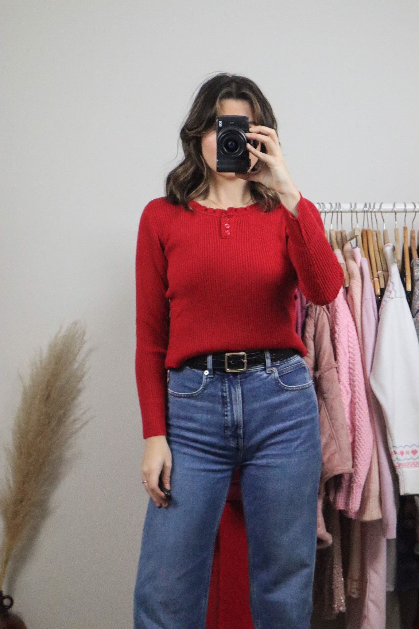 Vintage x Long-Sleeve Top (S/M)
