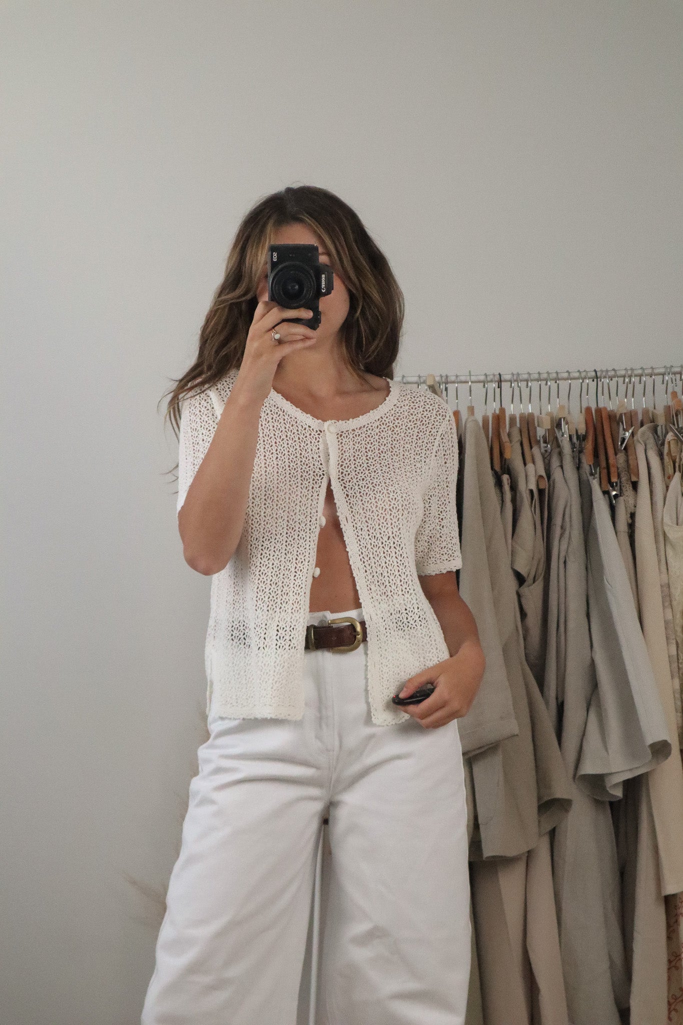 Vintage x Crochet Top (S)