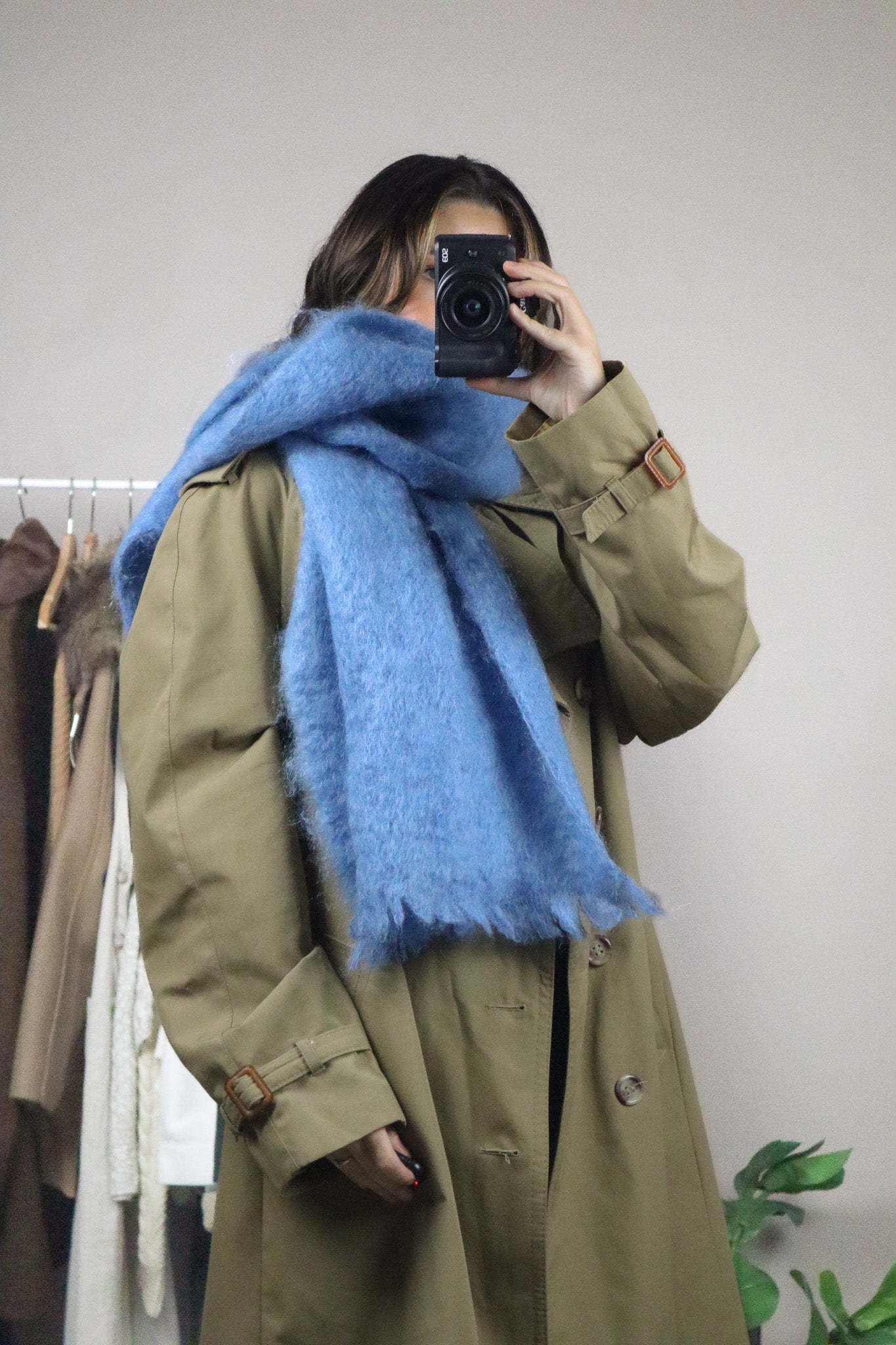 Made in Scotland x 70s x Mohair Chunky Scarf