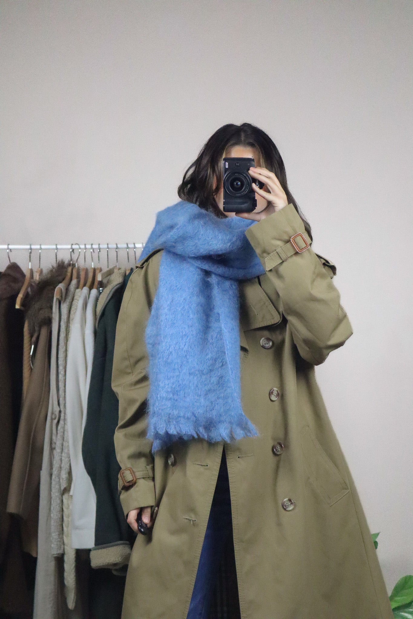 Made in Scotland x 70s x Mohair Chunky Scarf