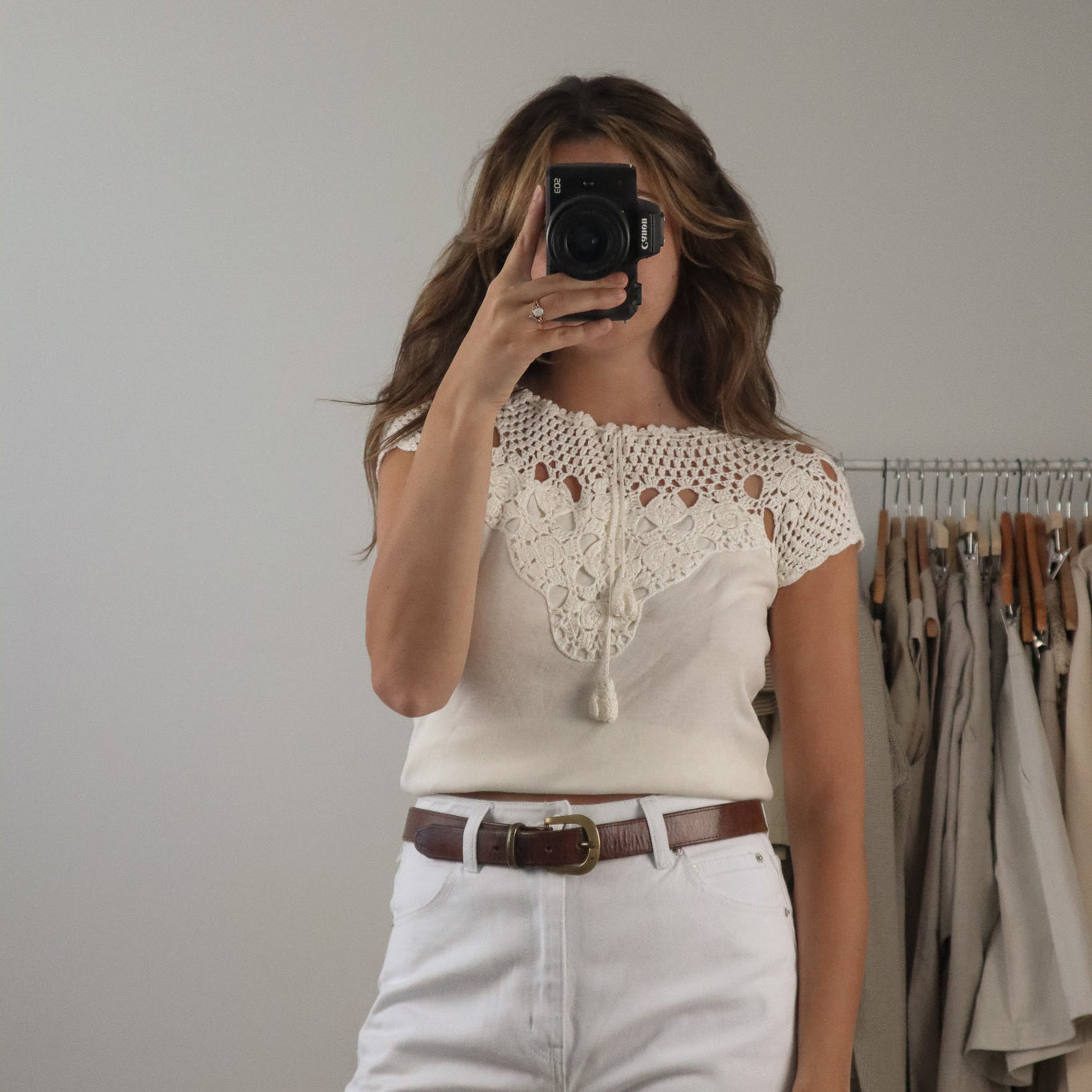 Vintage x Lace Top (S)