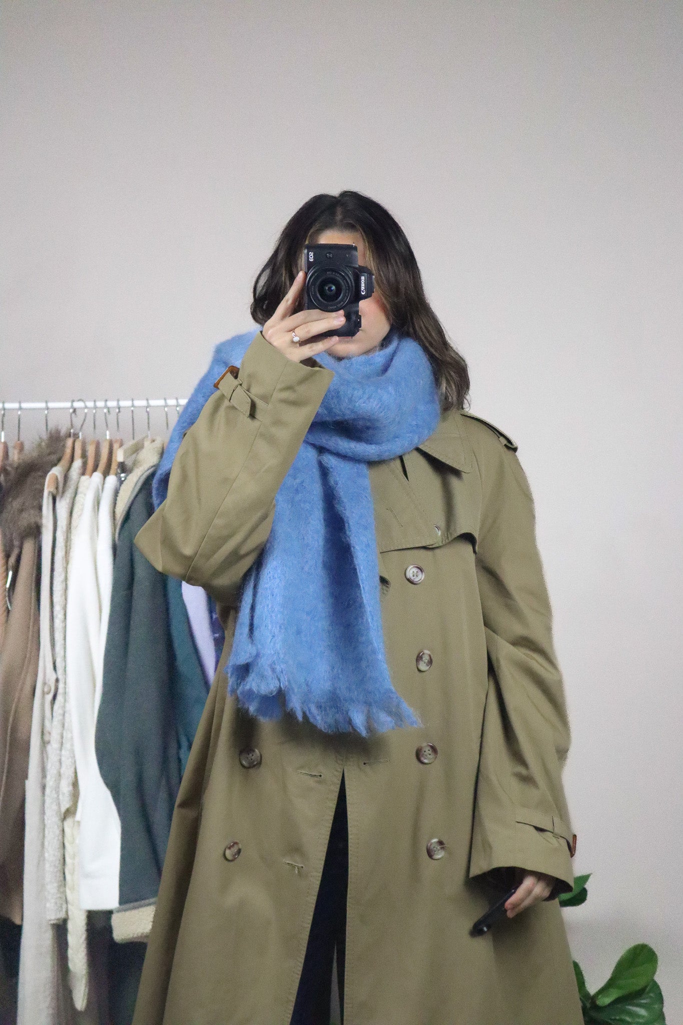Made in Scotland x 70s x Mohair Chunky Scarf