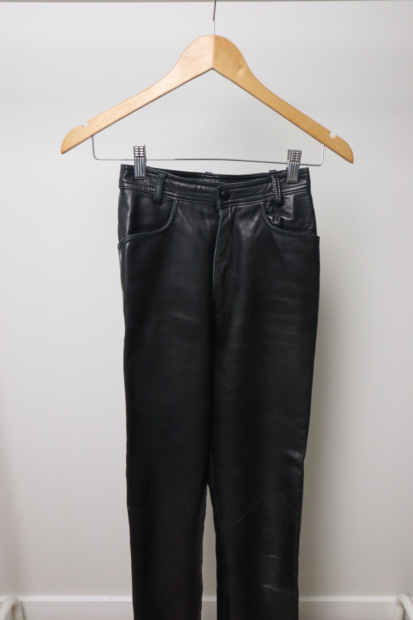 Made in Canada x Vintage x Dainer Leather Pants (XXS)