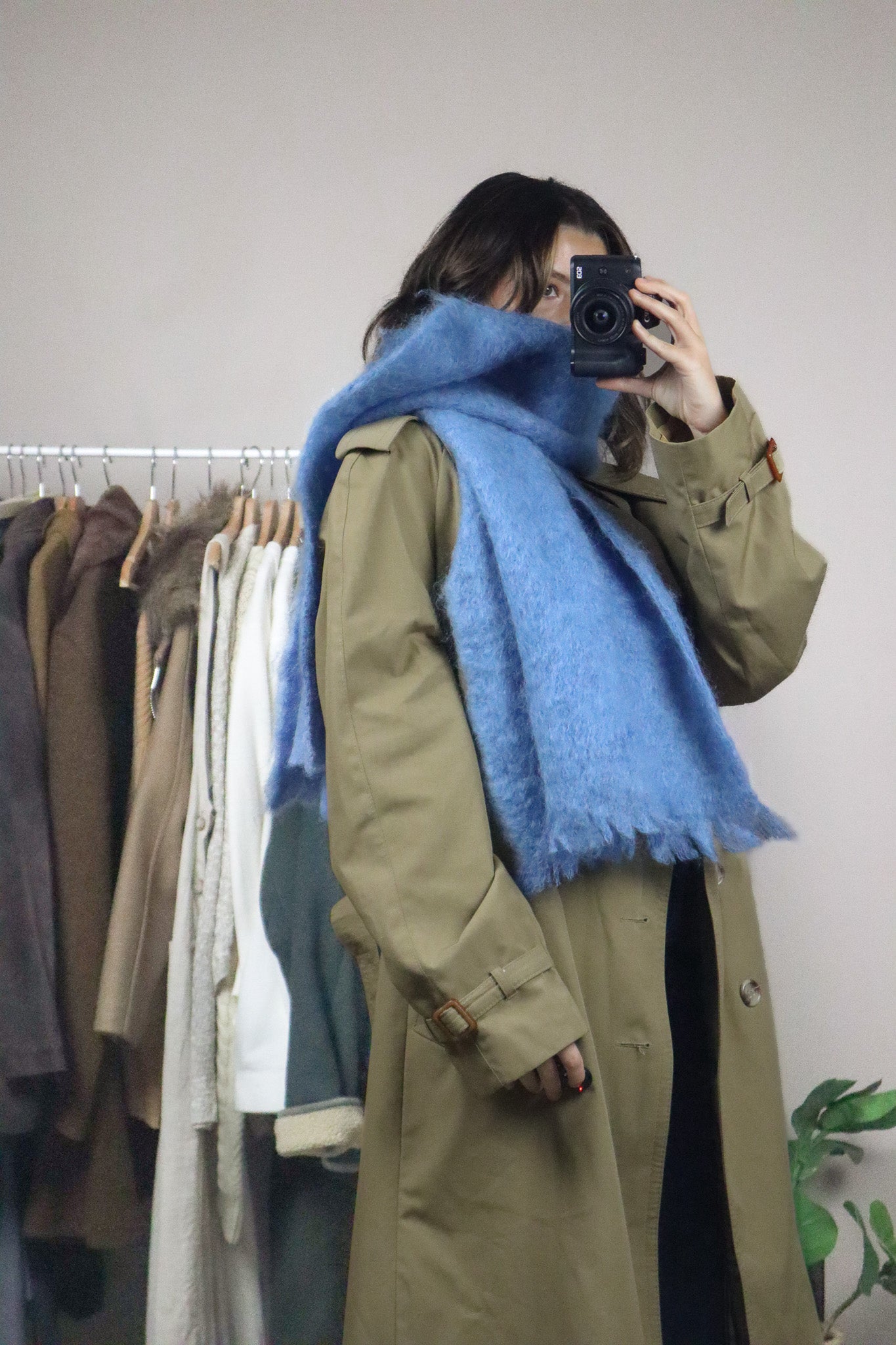 Made in Scotland x 70s x Mohair Chunky Scarf