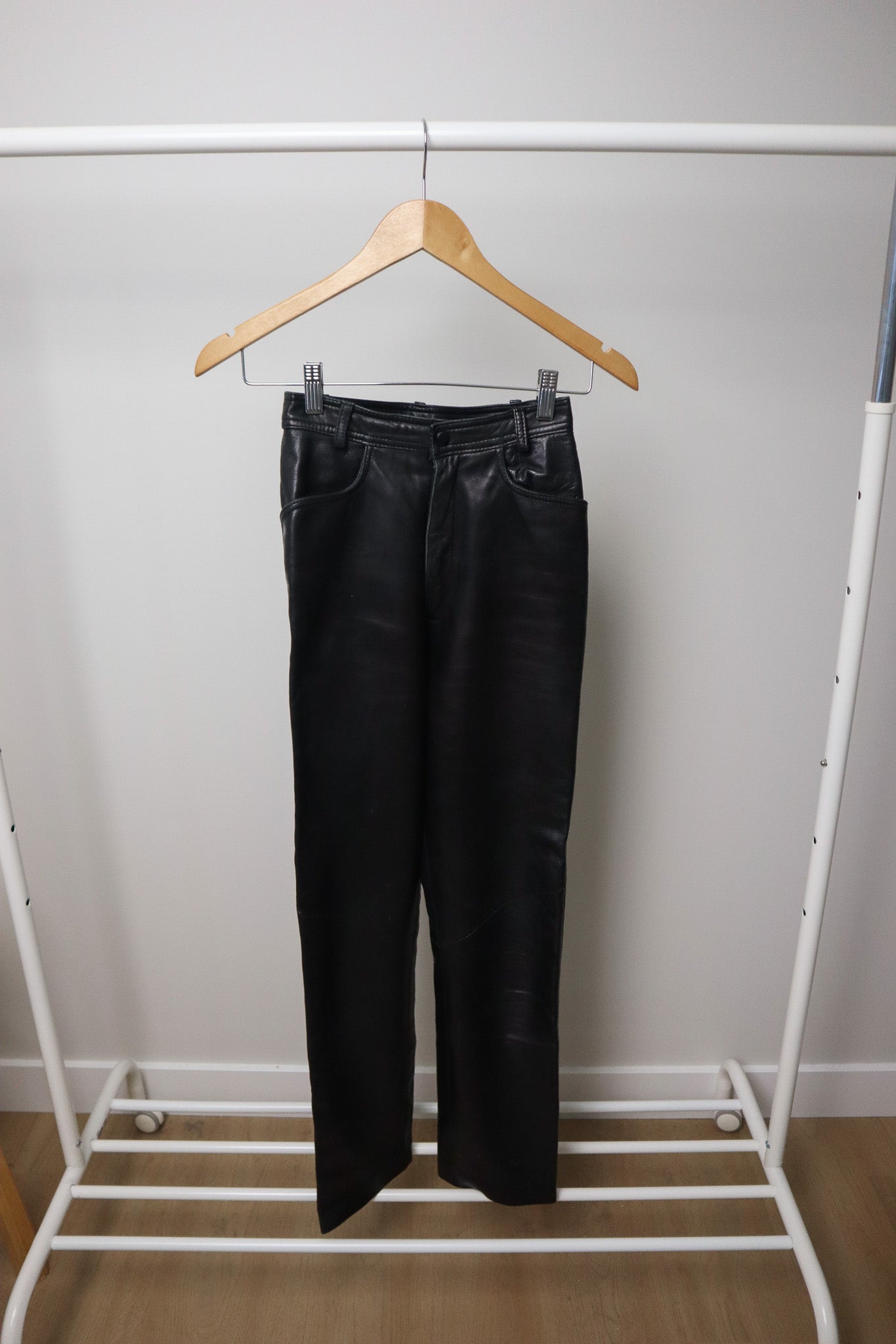 Made in Canada x Vintage x Dainer Leather Pants (XXS)