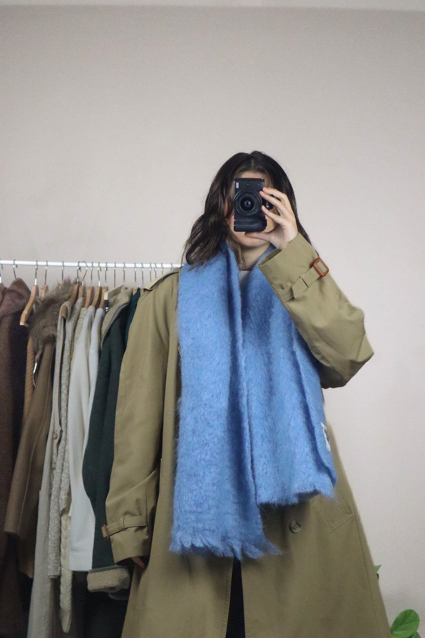 Made in Scotland x 70s x Mohair Chunky Scarf