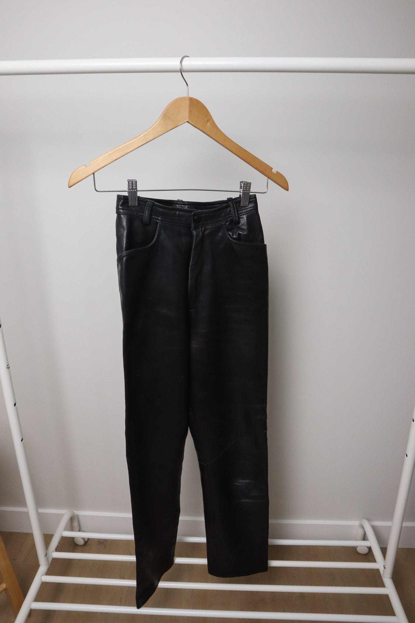 Made in Canada x Vintage x Dainer Leather Pants (XXS)