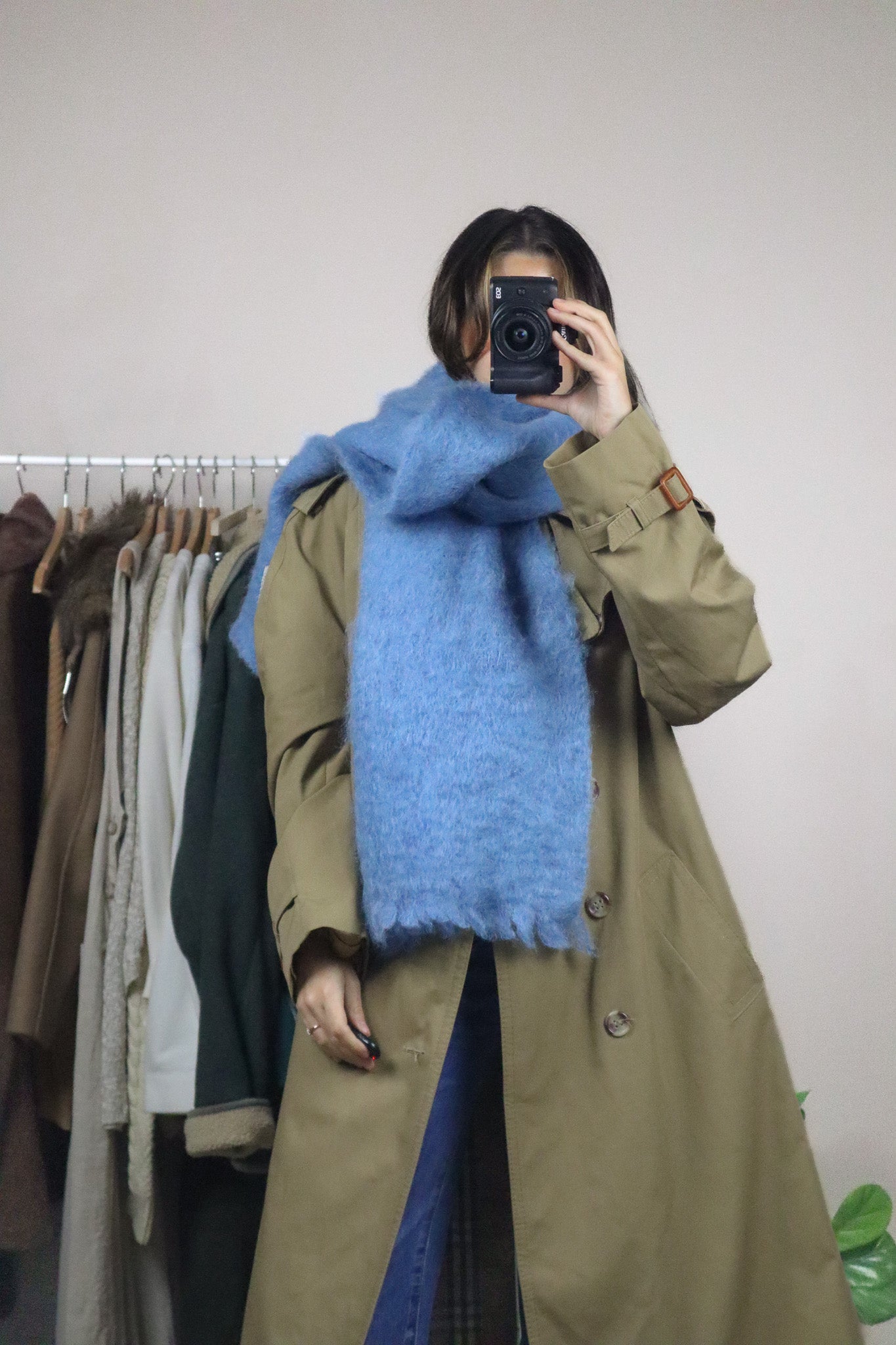 Made in Scotland x 70s x Mohair Chunky Scarf