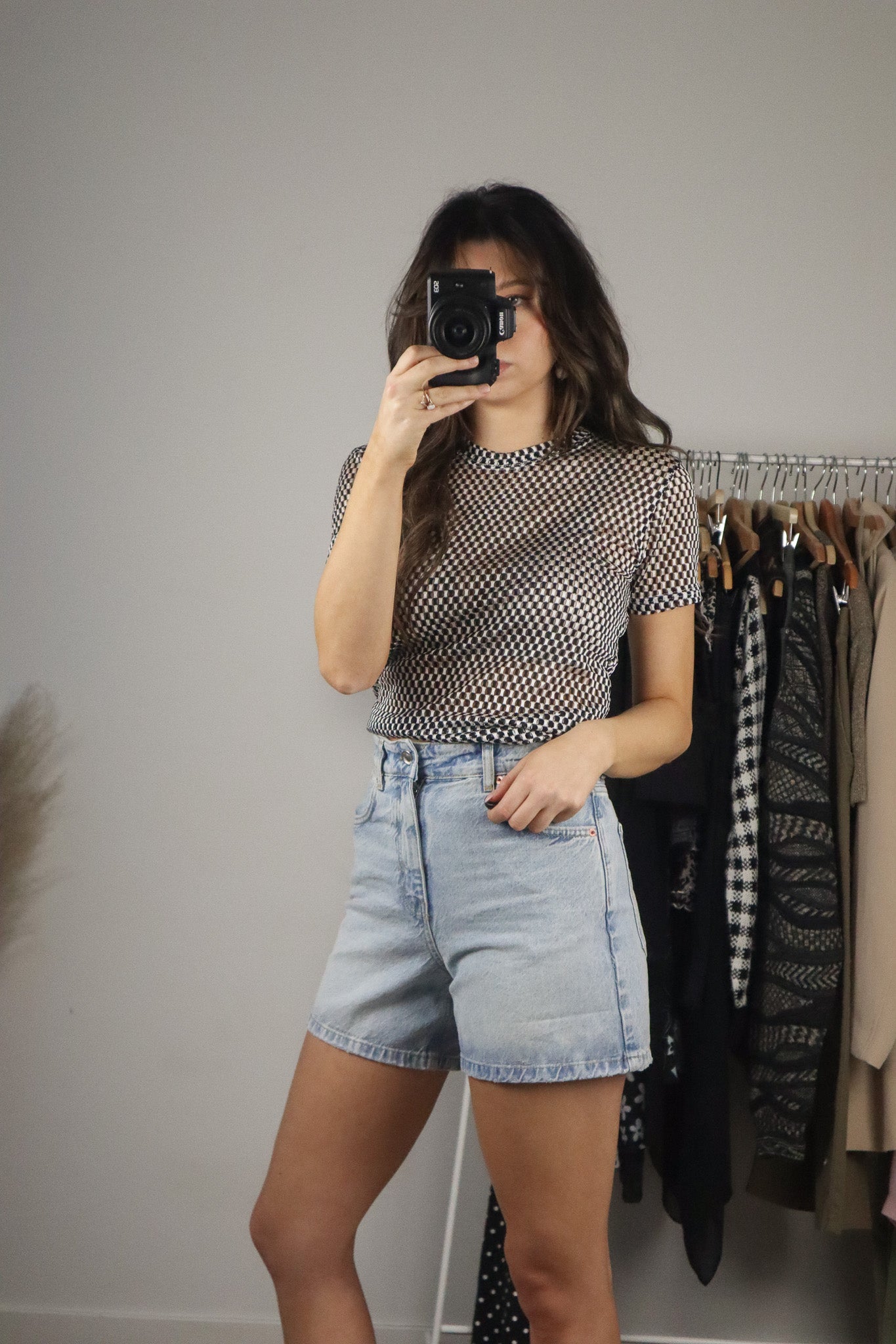 Vintage x Checkered T-Shirt (S)