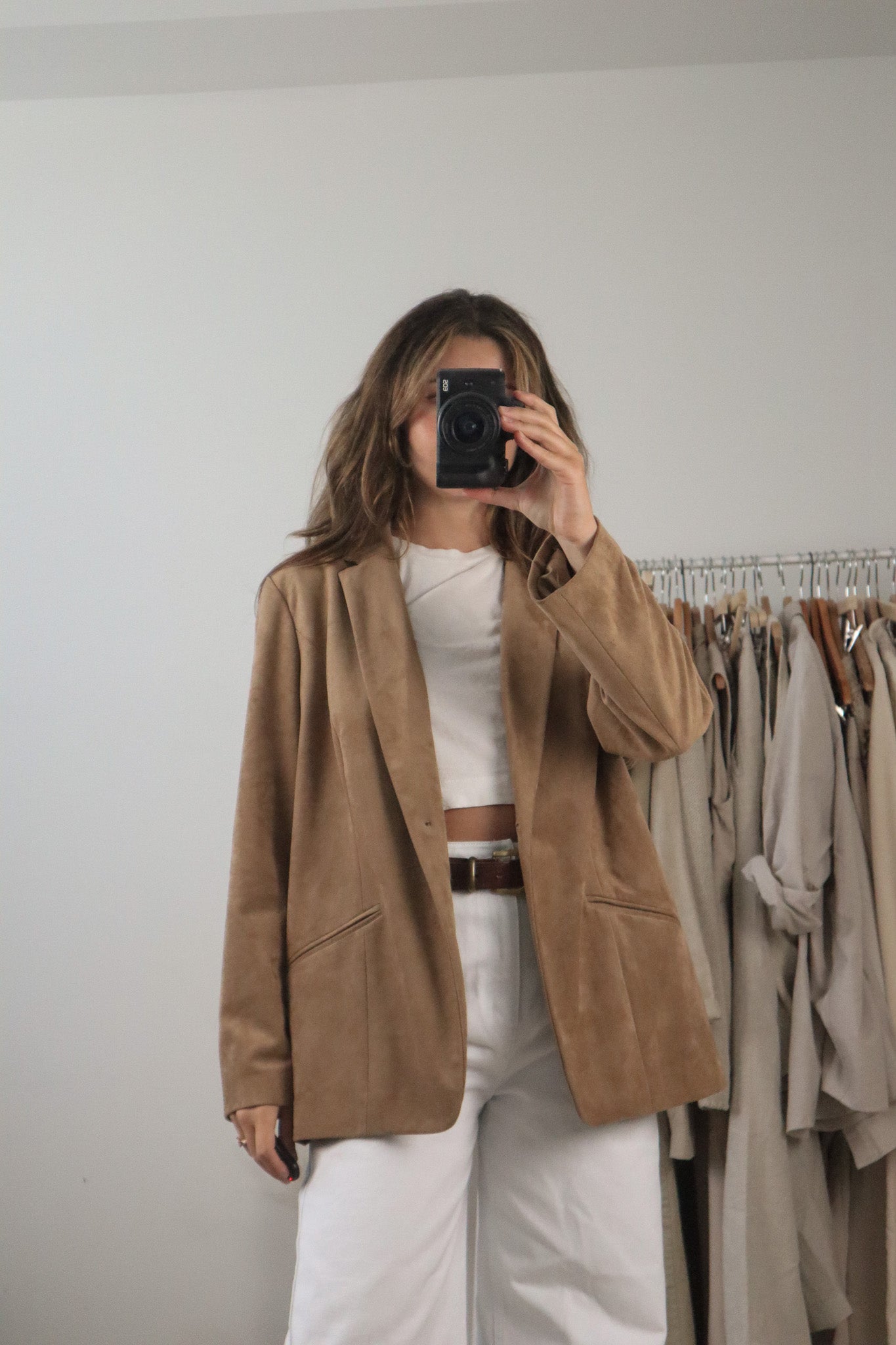 Vintage x Suede Like Blazer (M)