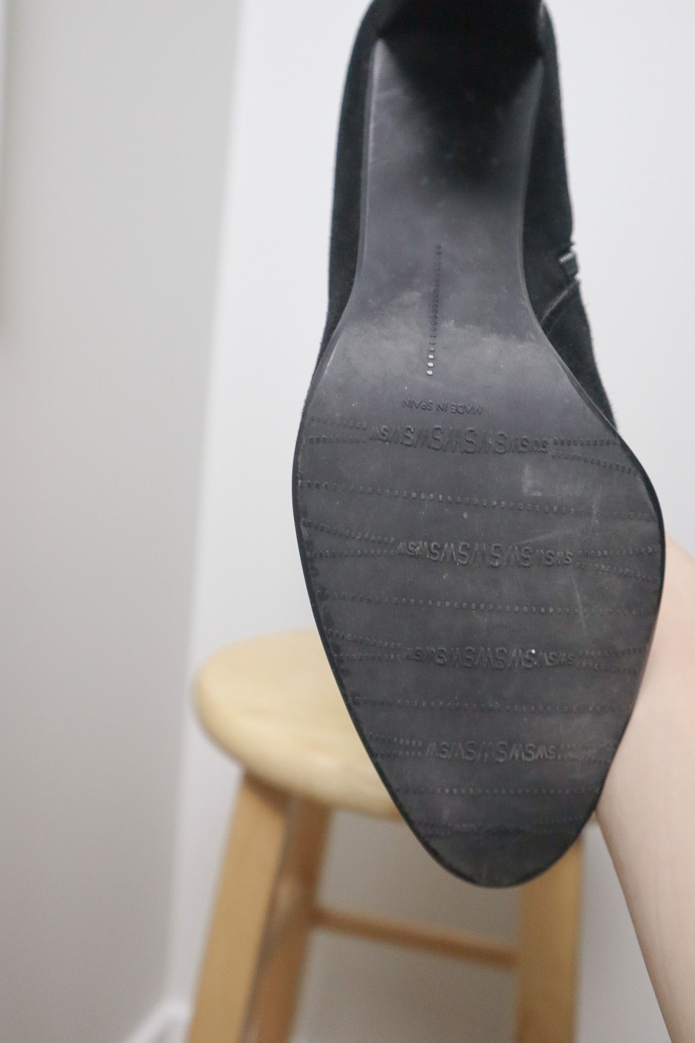 Made in Spain x Stuart Weitzman Suede Boots (8/8.5)