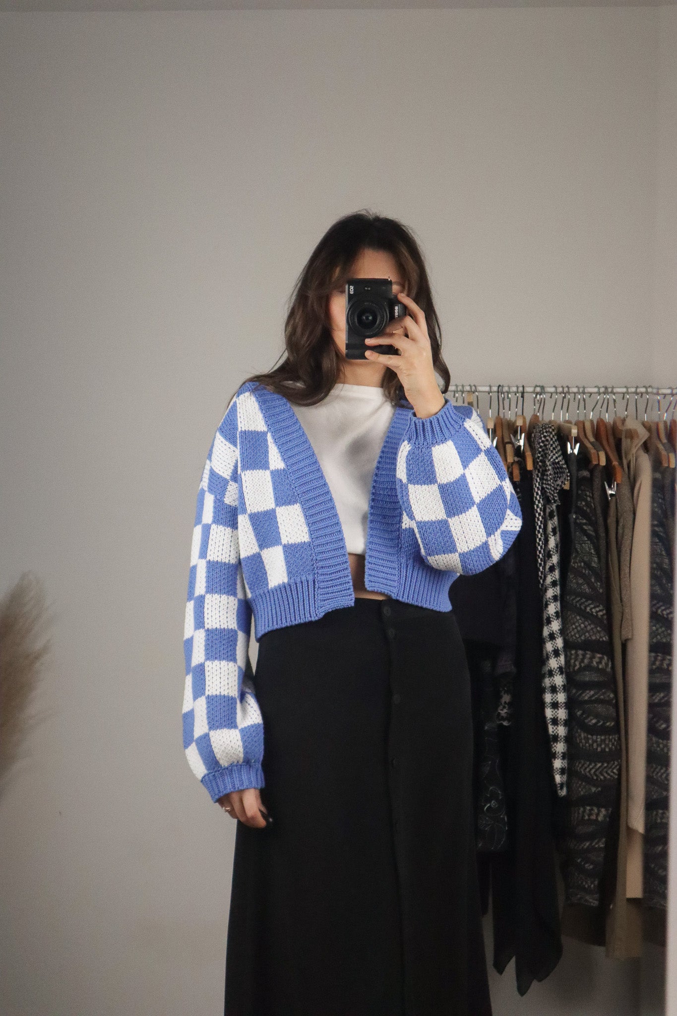 Modern x Checkerboard Cardi (S)
