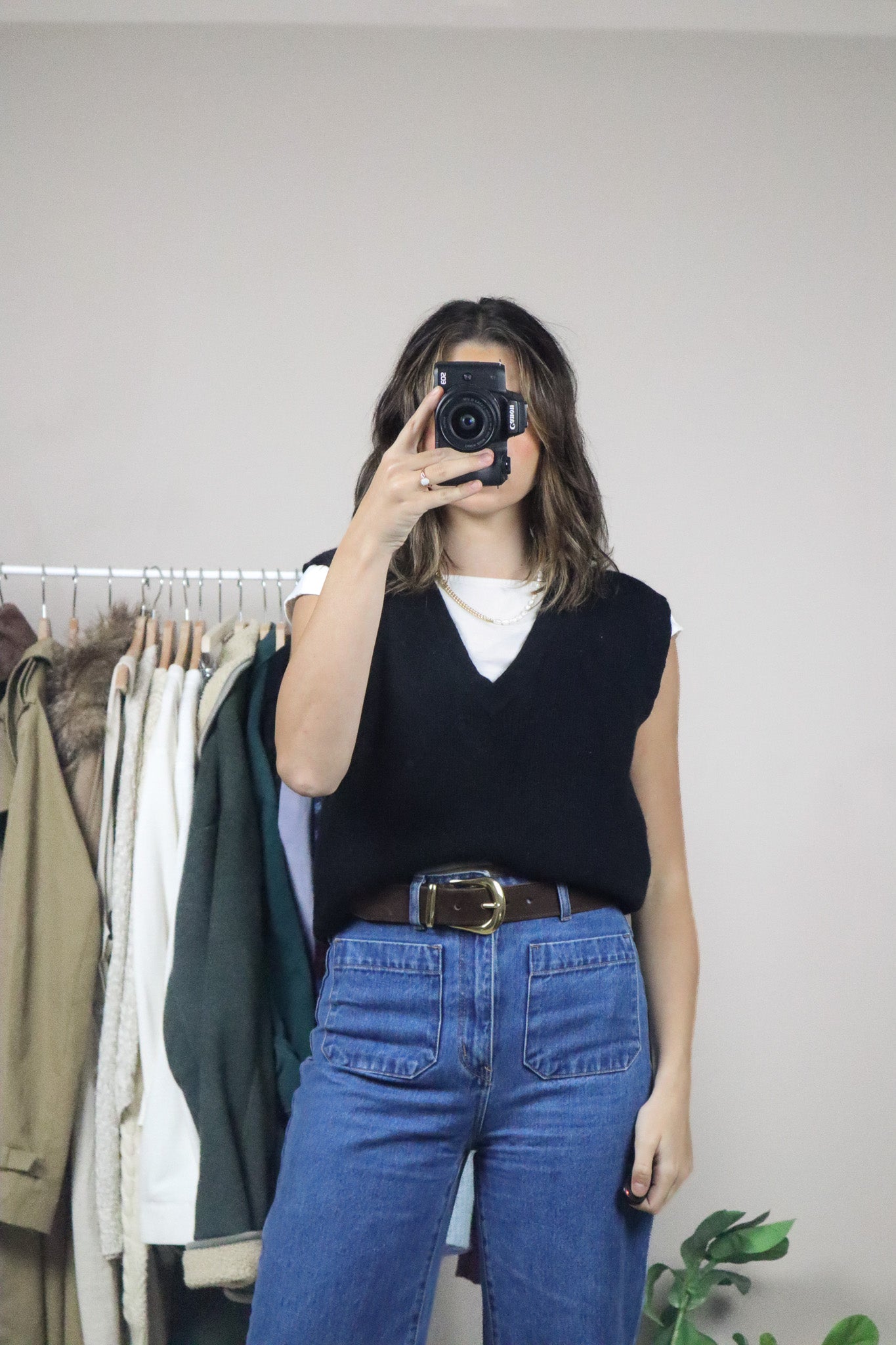 Vintage x Cashmere Blend Vest (L)