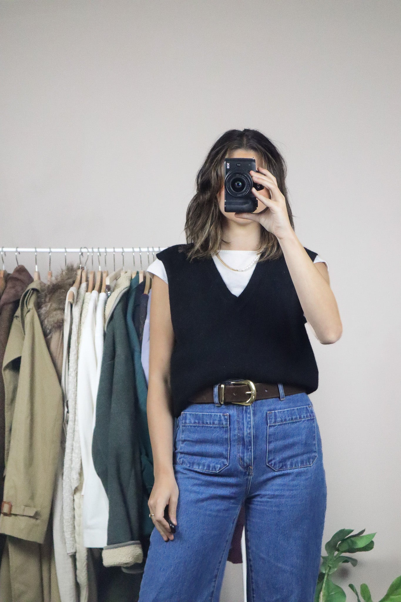 Vintage x Cashmere Blend Vest (L)