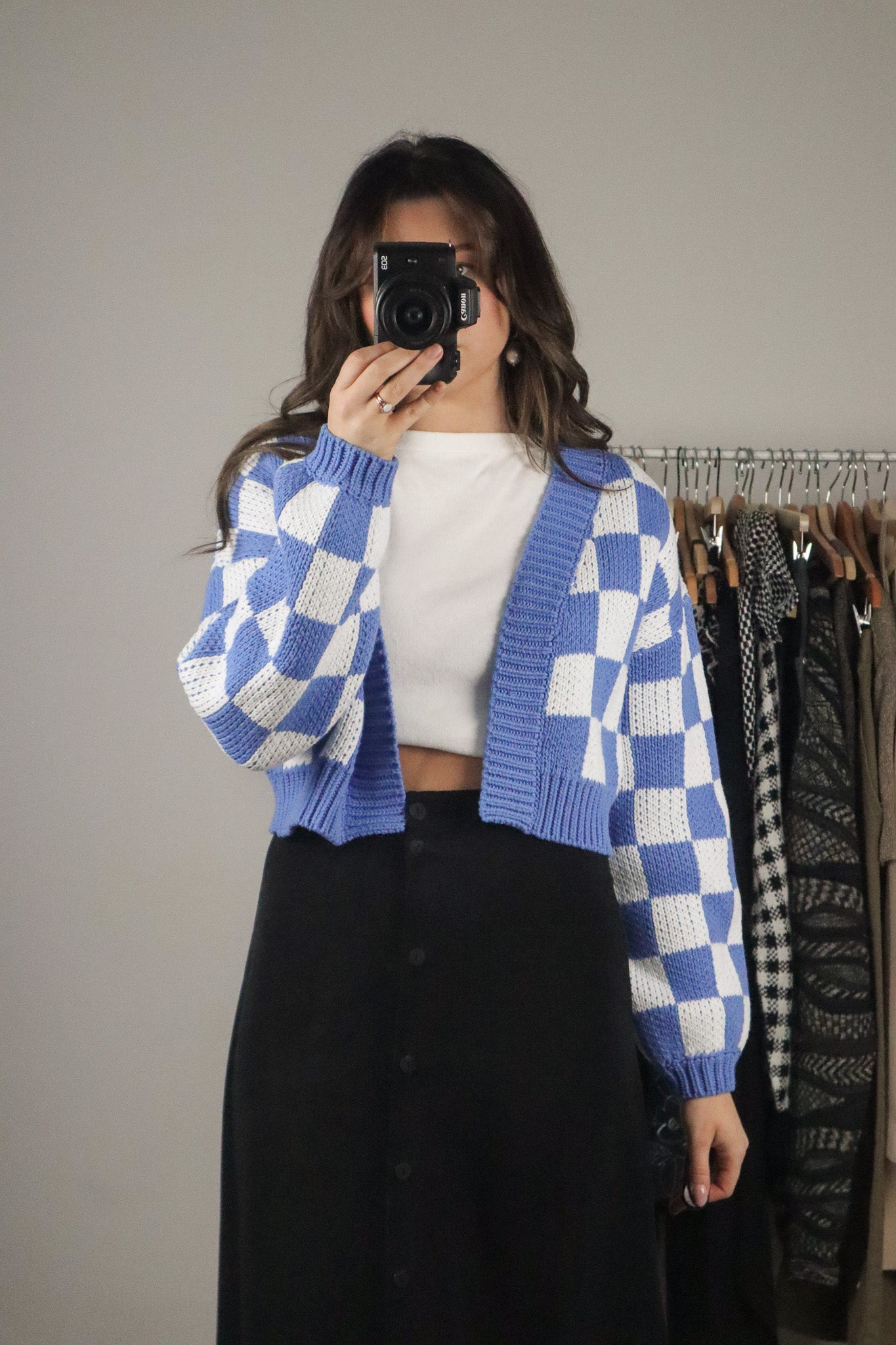 Modern x Checkerboard Cardi (S)