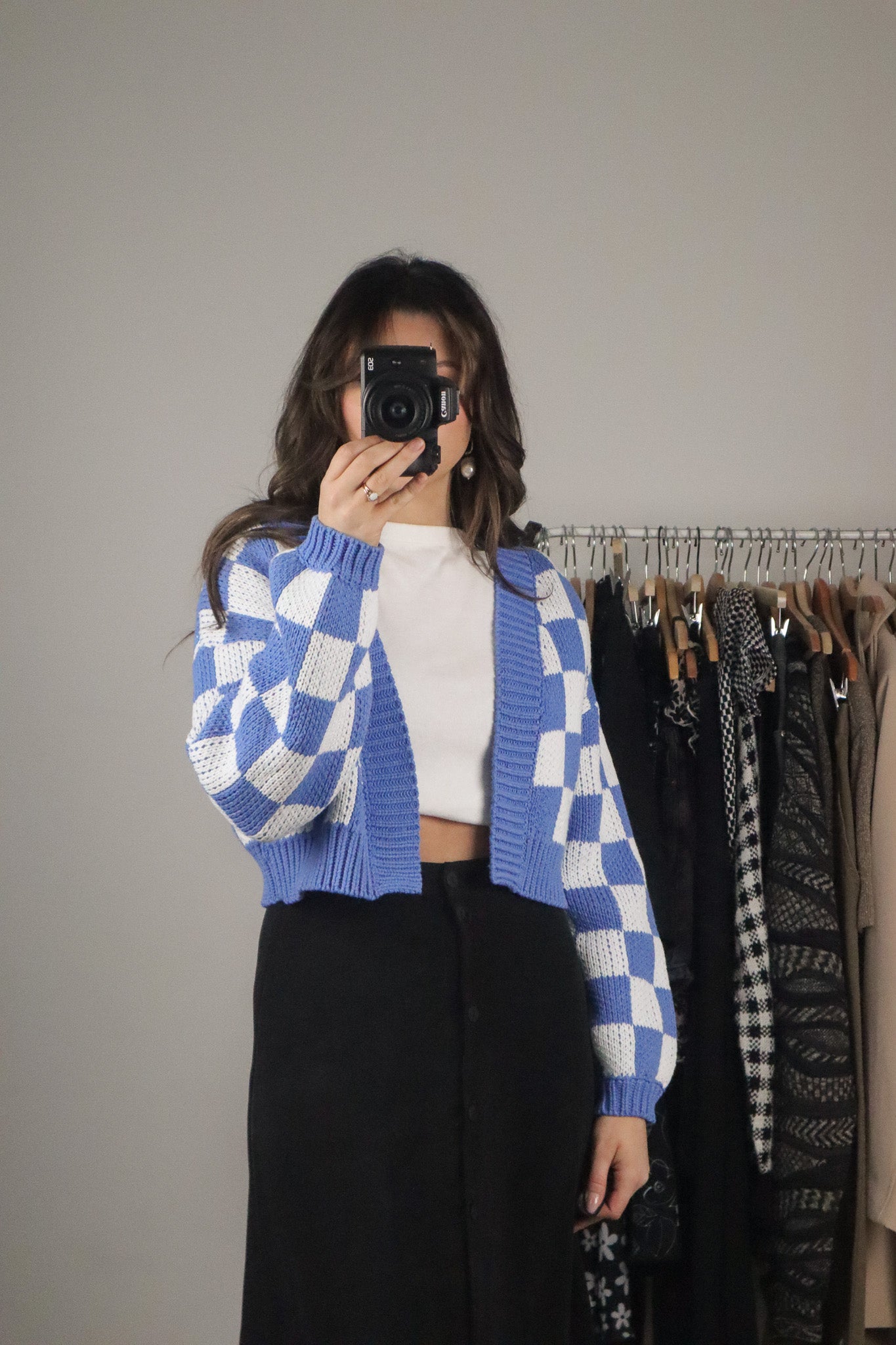 Modern x Checkerboard Cardi (S)
