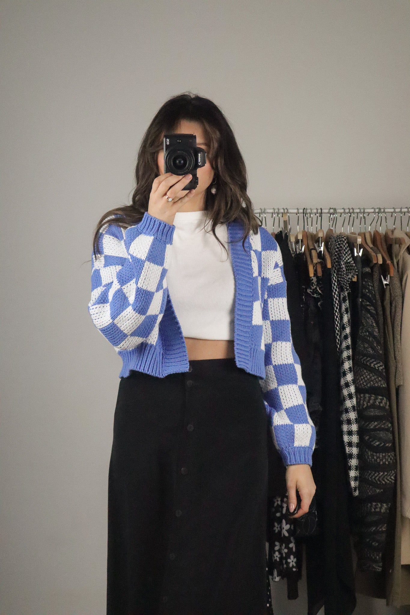 Modern x Checkerboard Cardi (S)