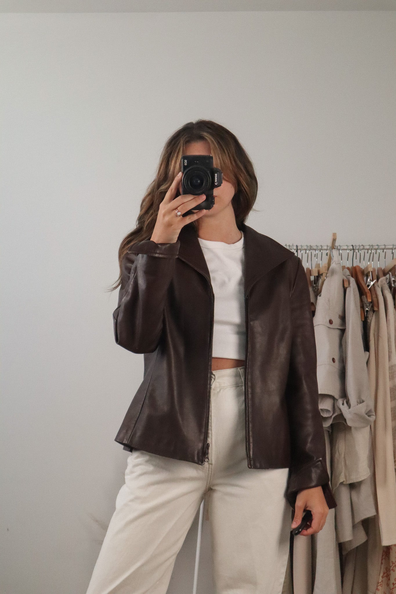 Made in Canada x Vintage x Leather Jacket (S/M)