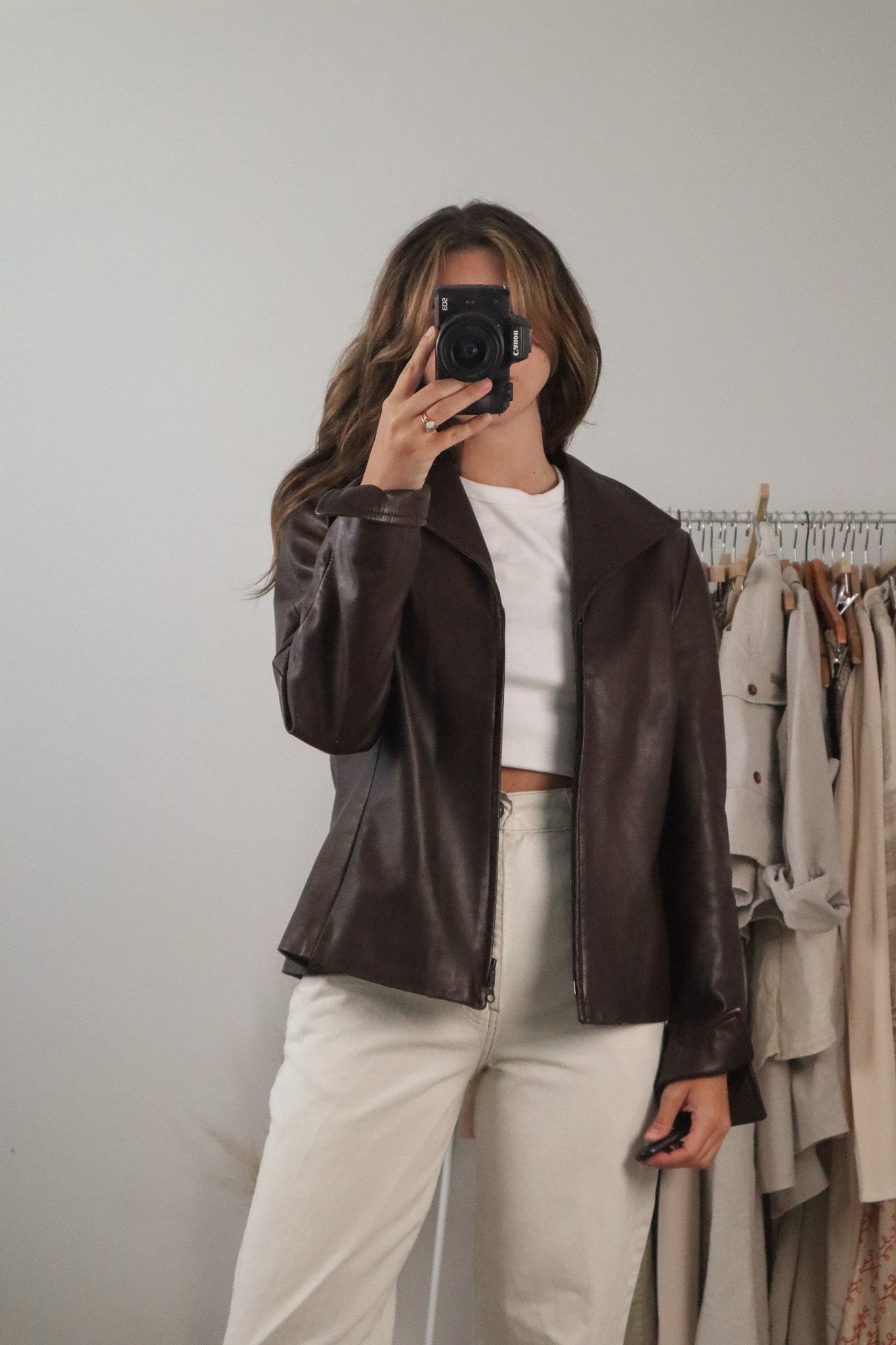 Made in Canada x Vintage x Leather Jacket (S/M)