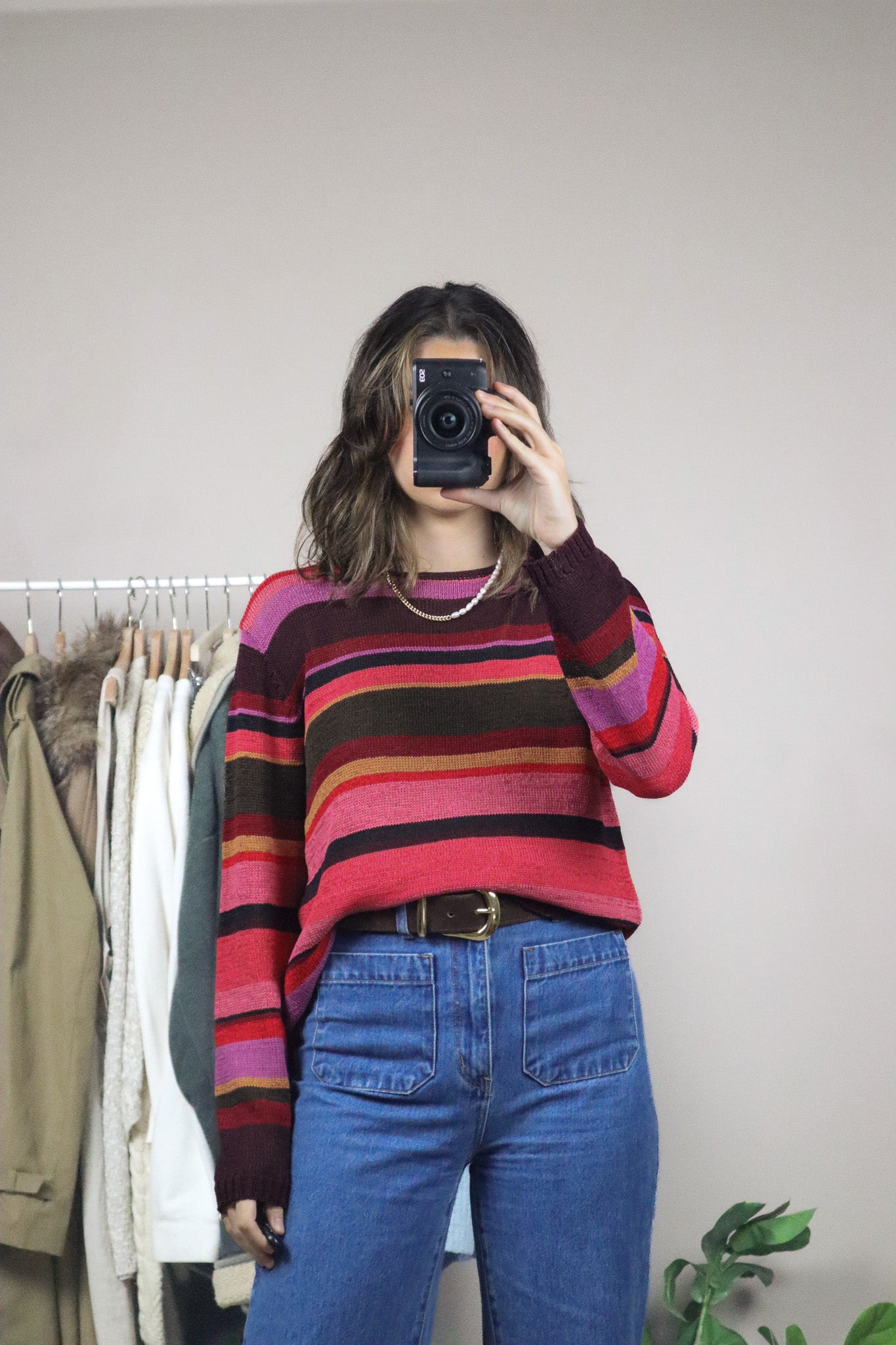 Vintage x Striped Swearer (M)