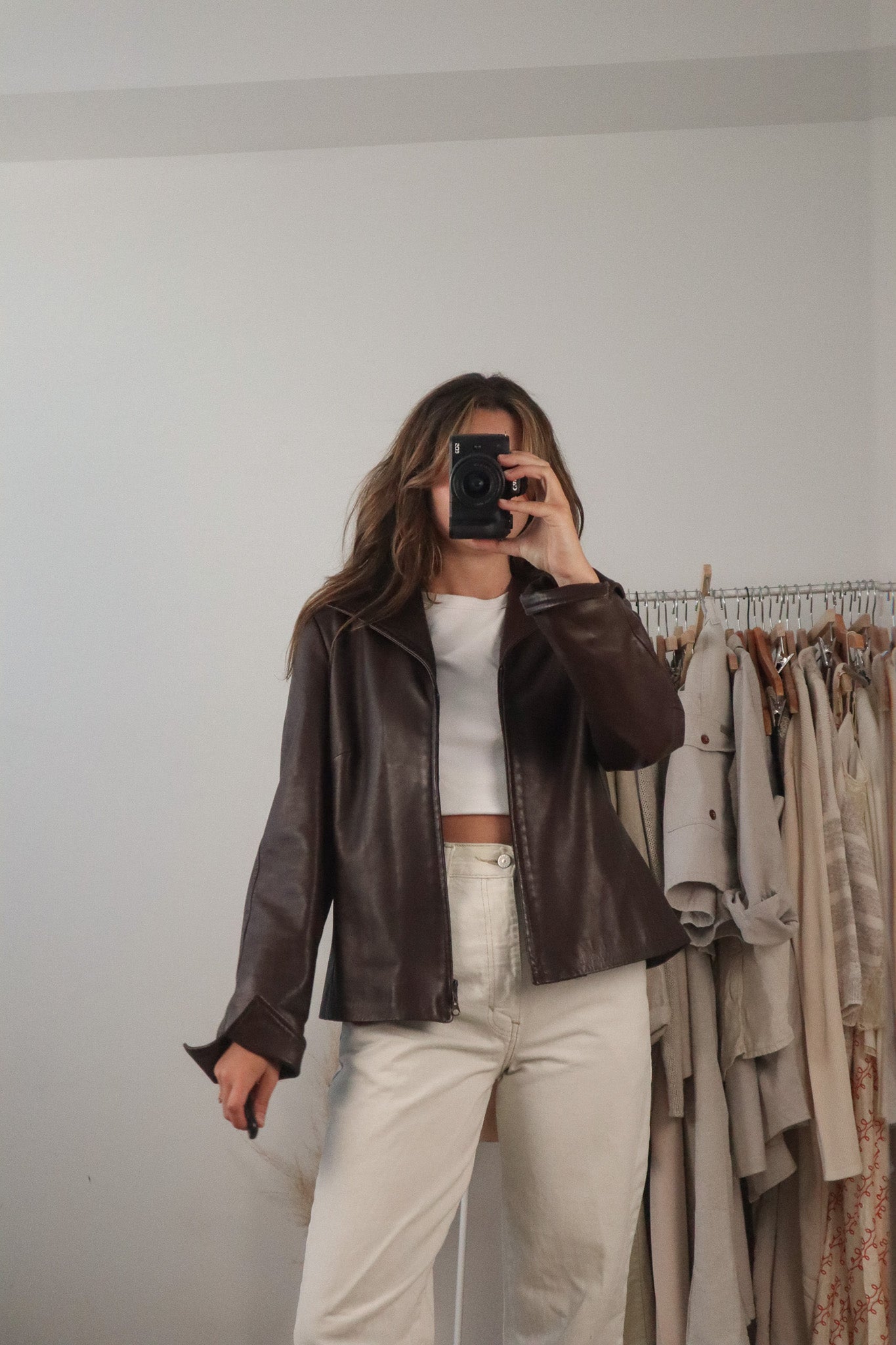 Made in Canada x Vintage x Leather Jacket (S/M)