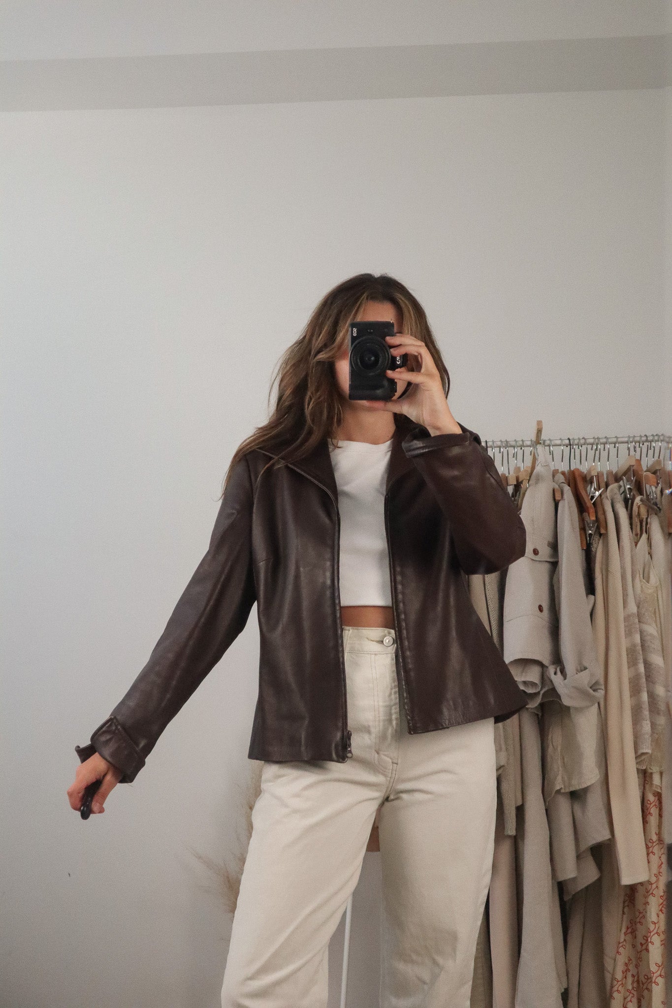 Made in Canada x Vintage x Leather Jacket (S/M)