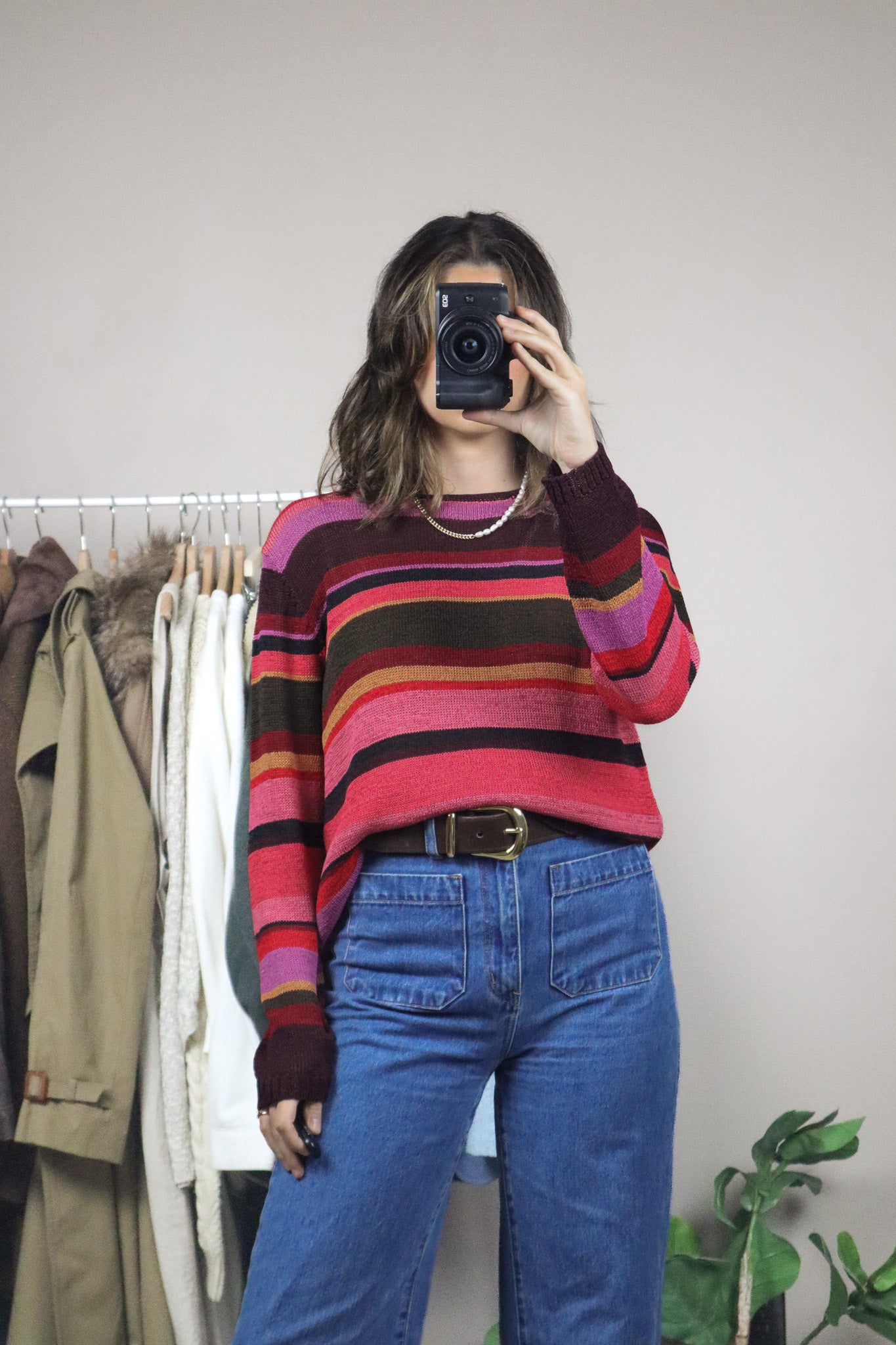 Vintage x Striped Swearer (M)