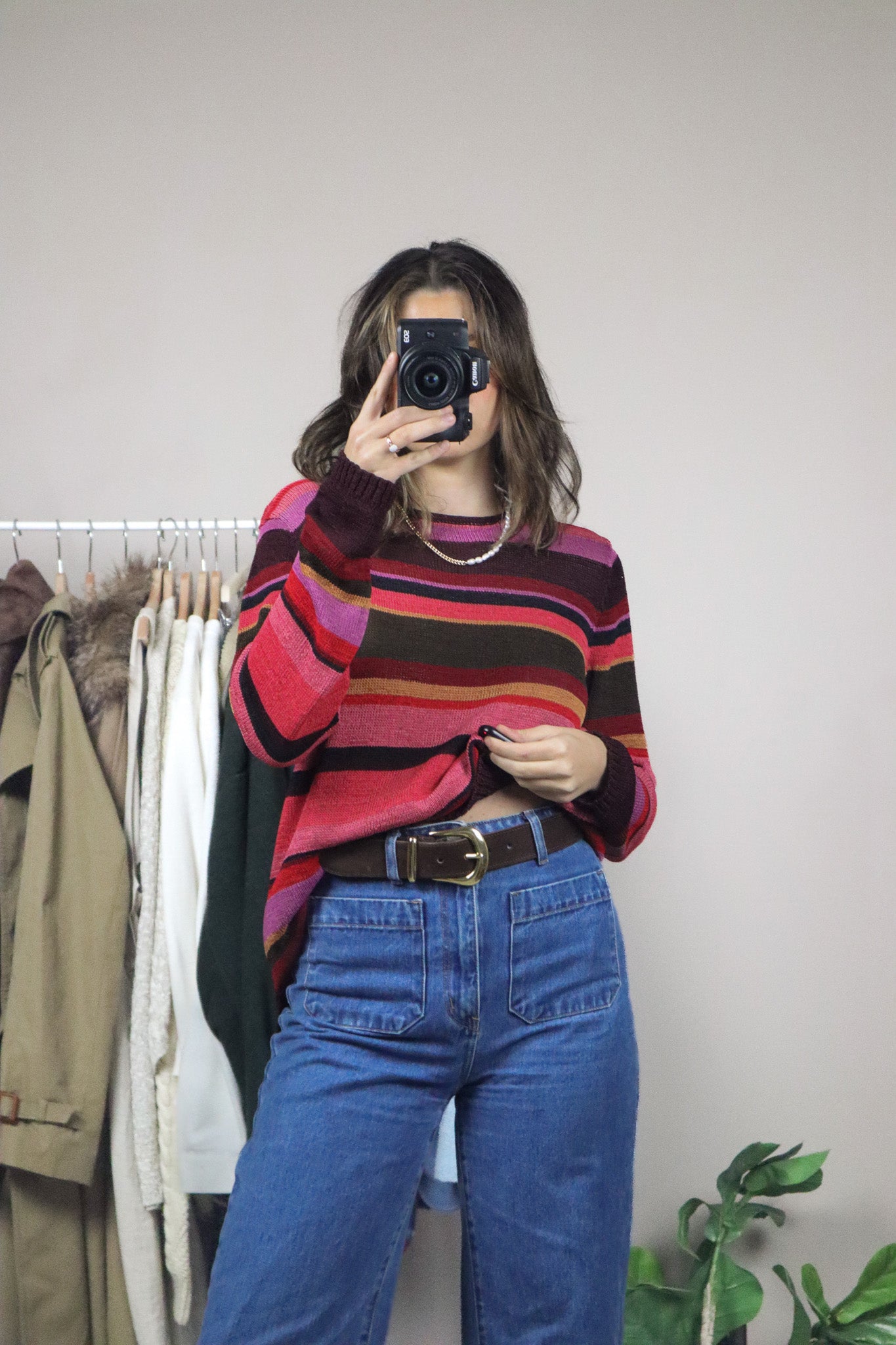 Vintage x Striped Swearer (M)