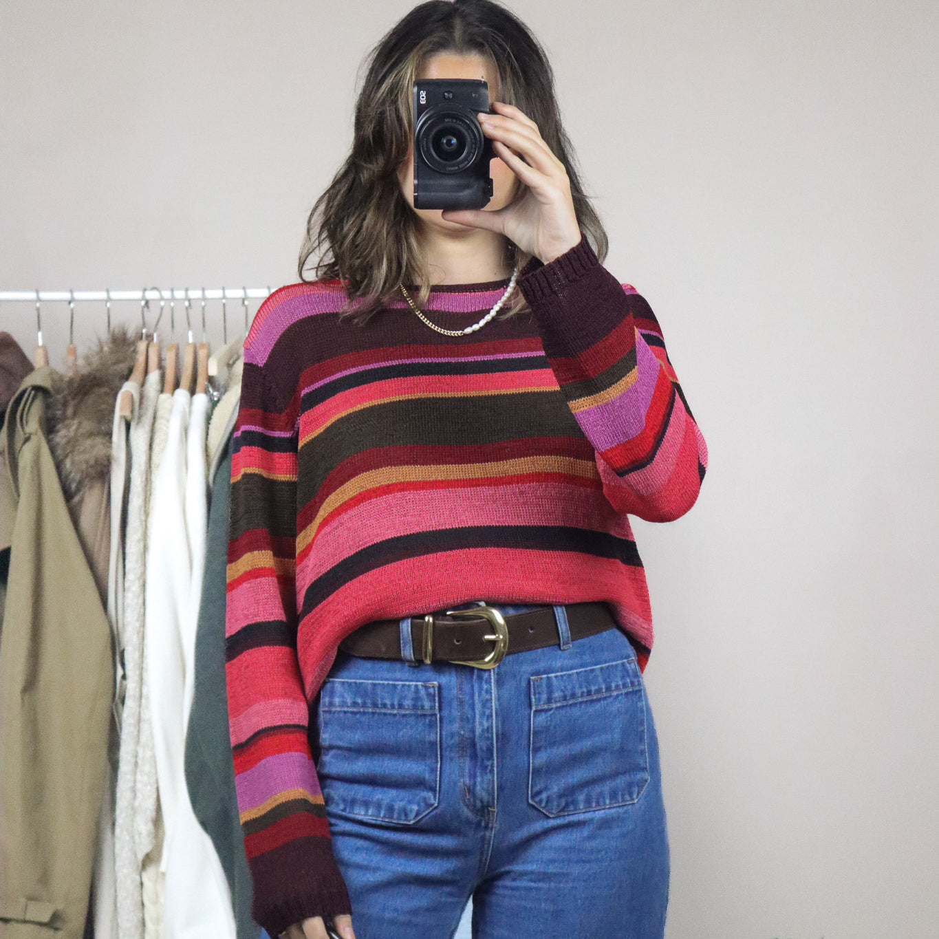 Vintage x Striped Swearer (M)