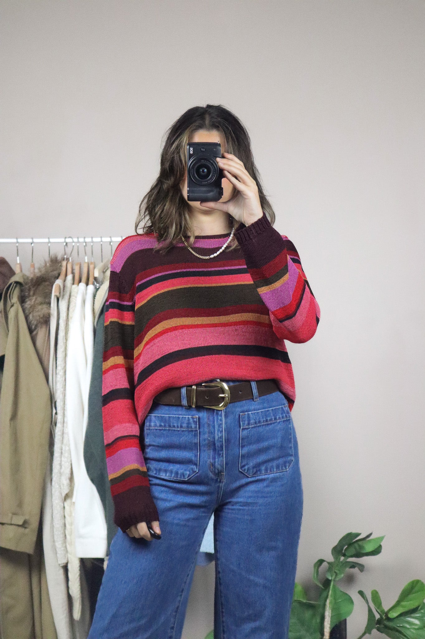Vintage x Striped Swearer (M)