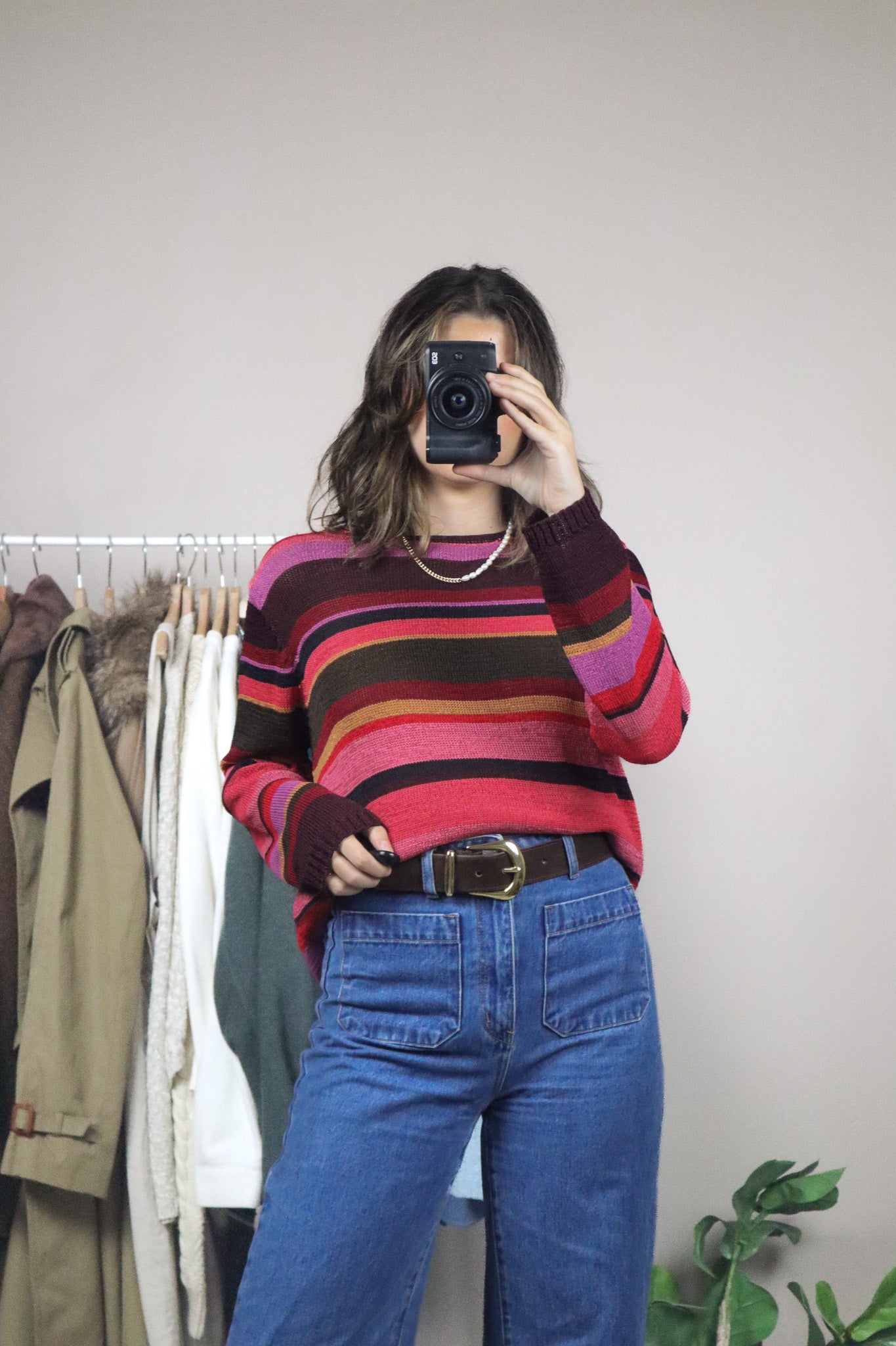 Vintage x Striped Swearer (M)