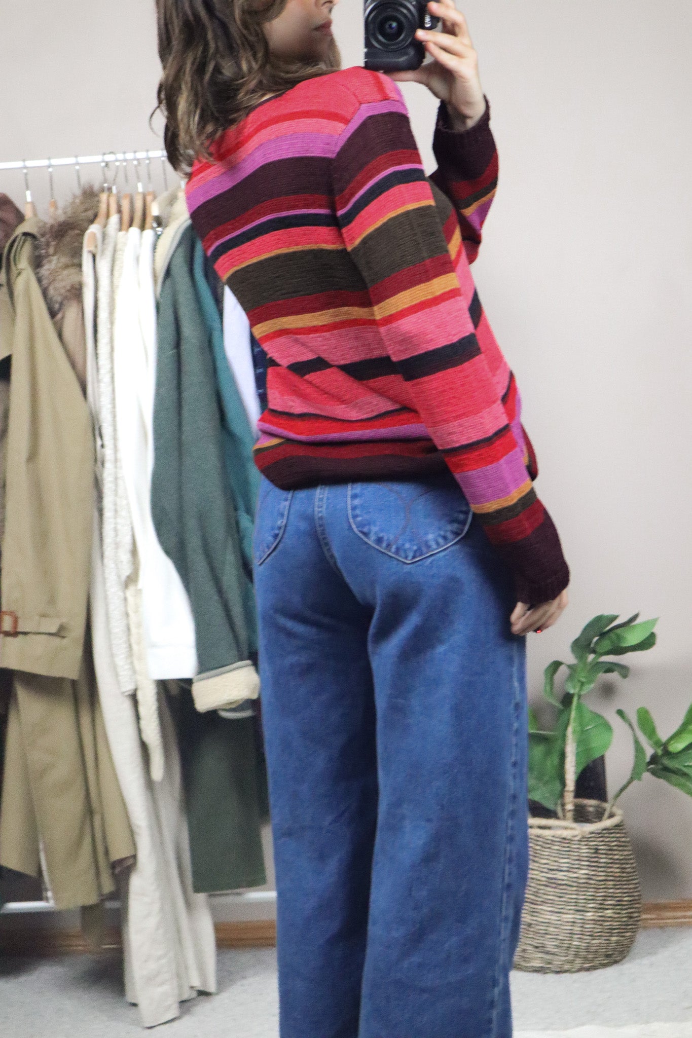 Vintage x Striped Swearer (M)