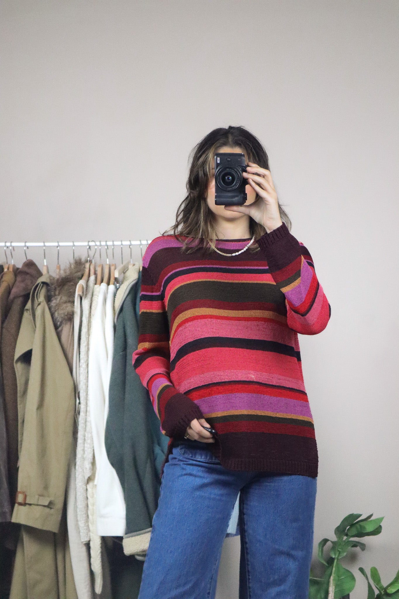 Vintage x Striped Swearer (M)