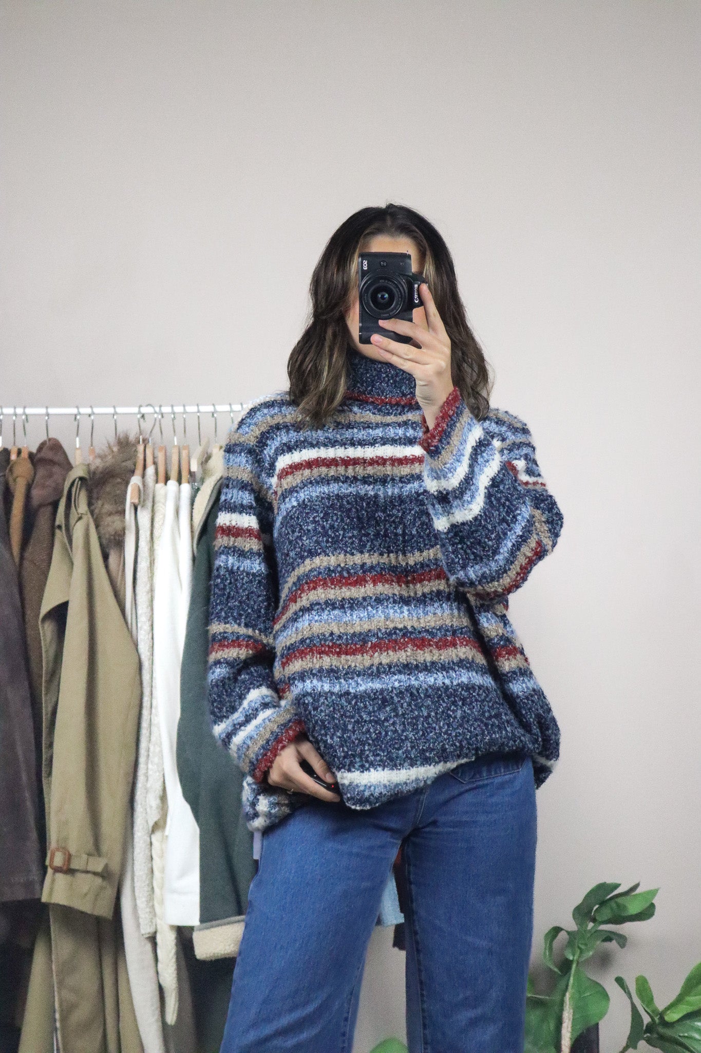 Made in Canada x Vintage x Deadstock Striped Knit (XL/XXL)
