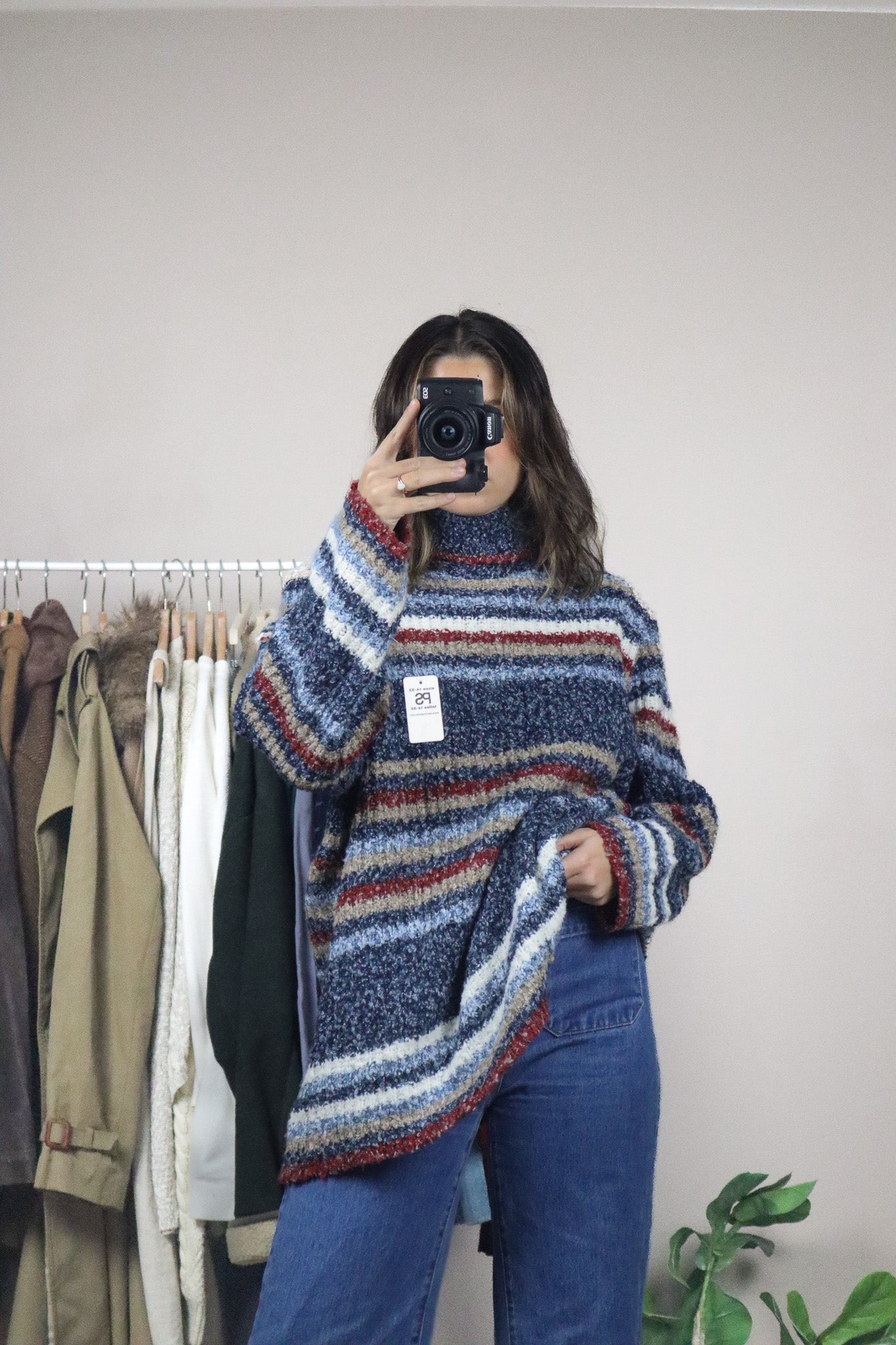 Made in Canada x Vintage x Deadstock Striped Knit (XL/XXL)