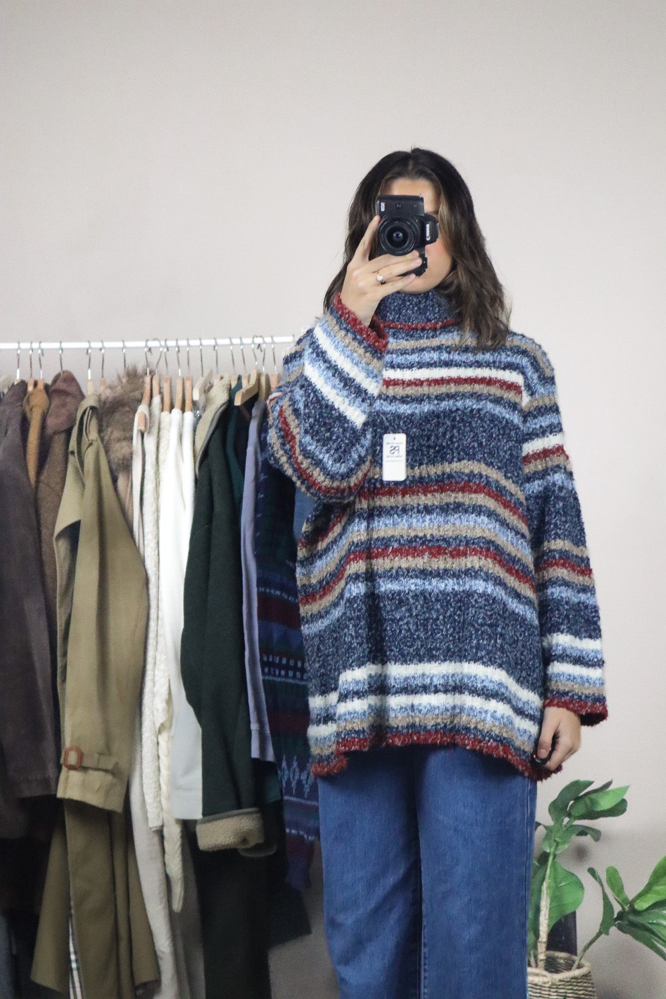 Made in Canada x Vintage x Deadstock Striped Knit (XL/XXL)