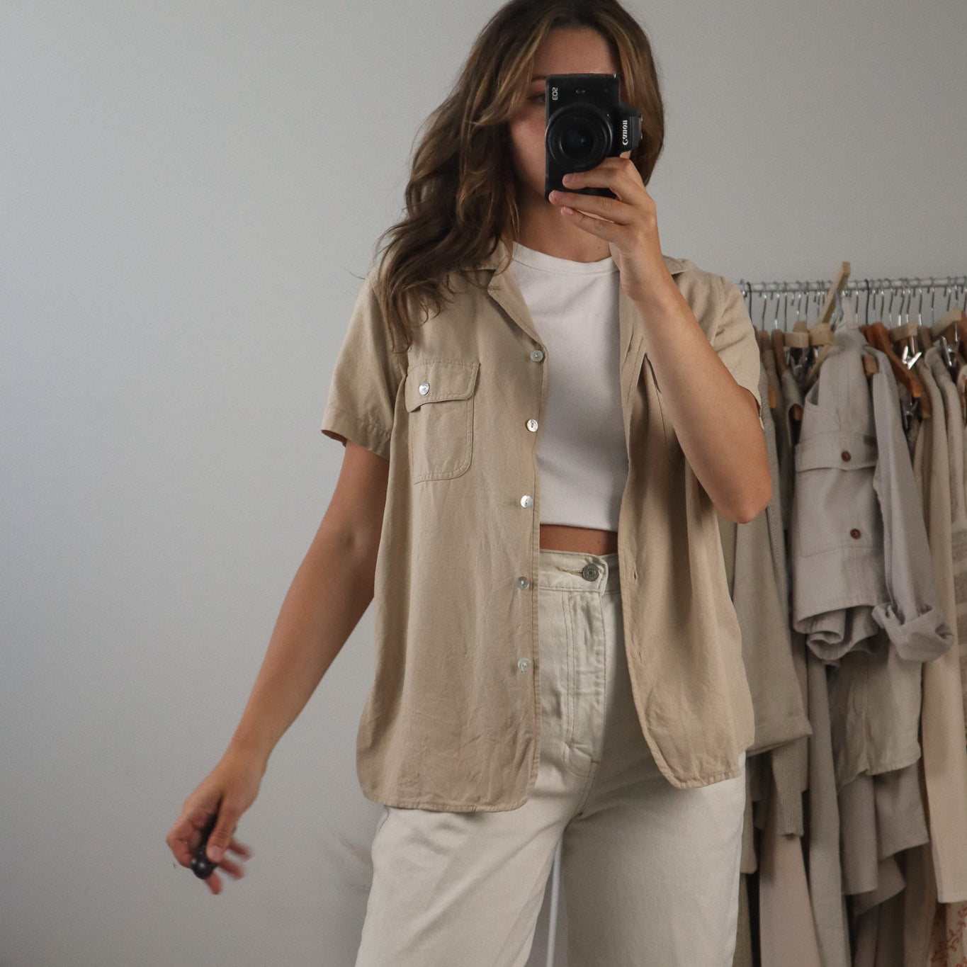 Vintage x Button Up (M)