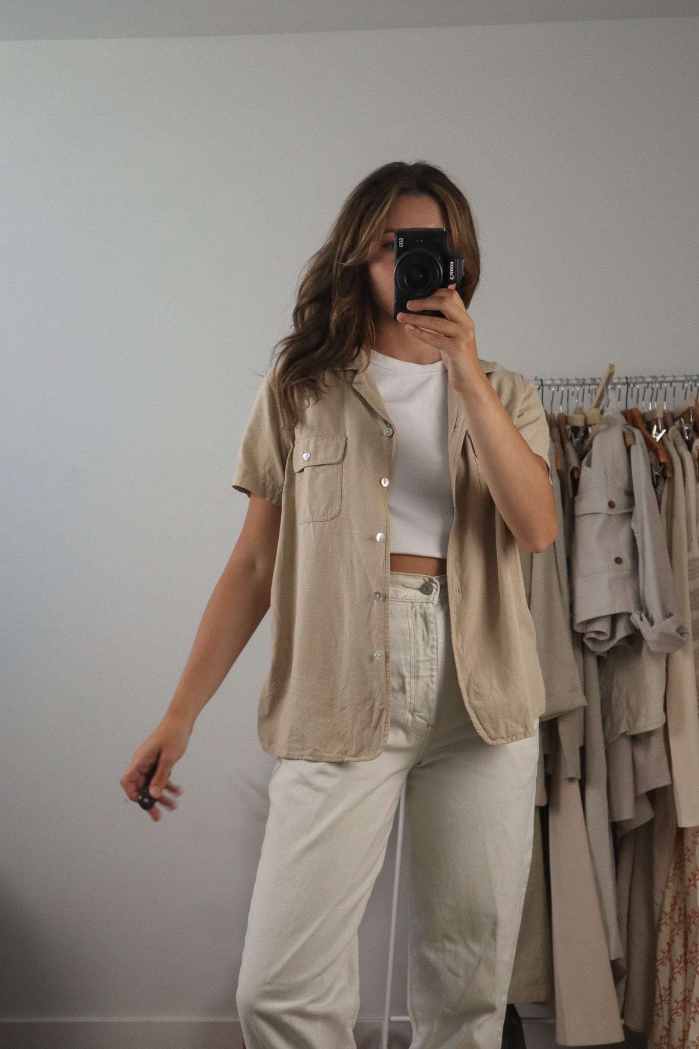 Vintage x Button Up (M)