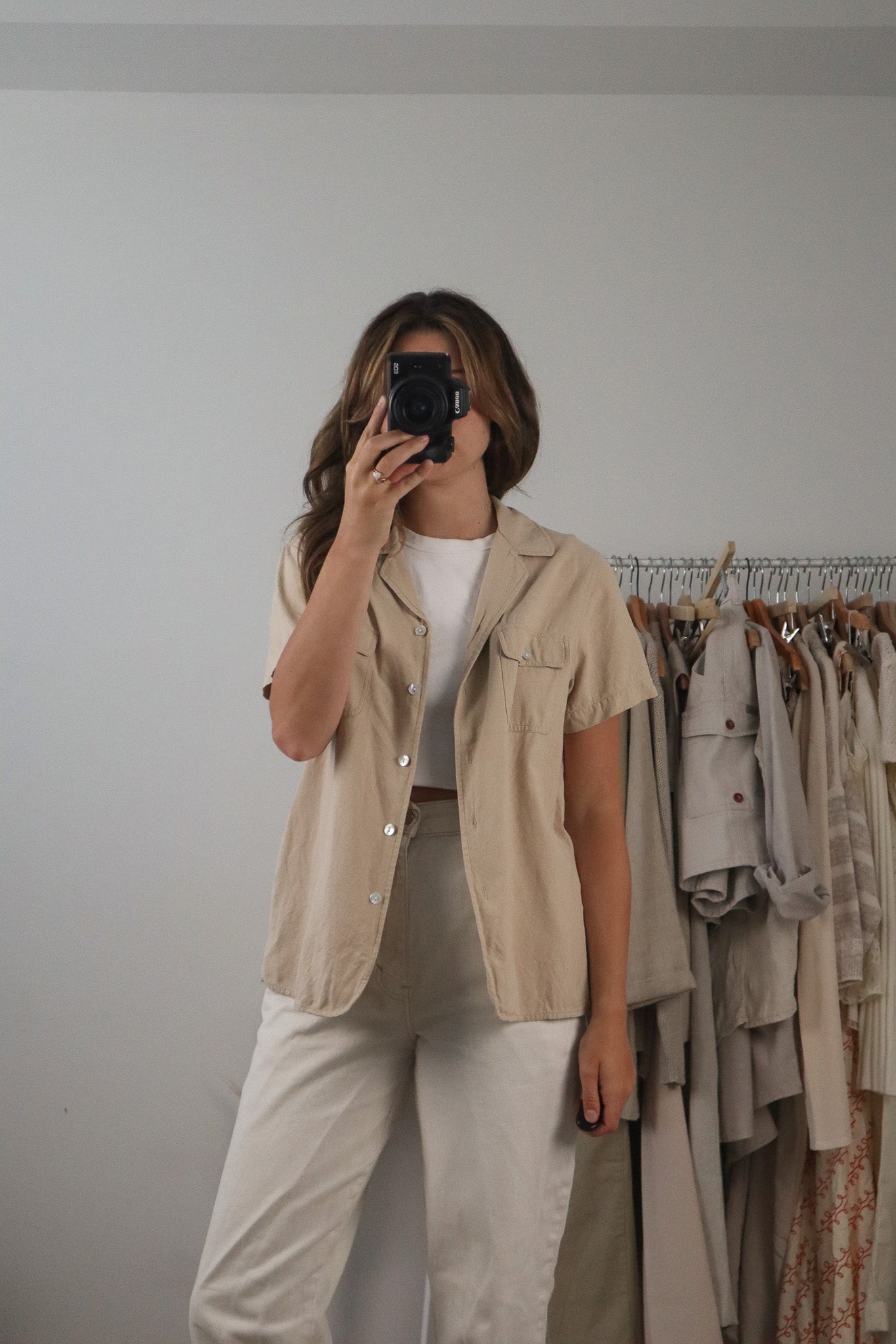 Vintage x Button Up (M)