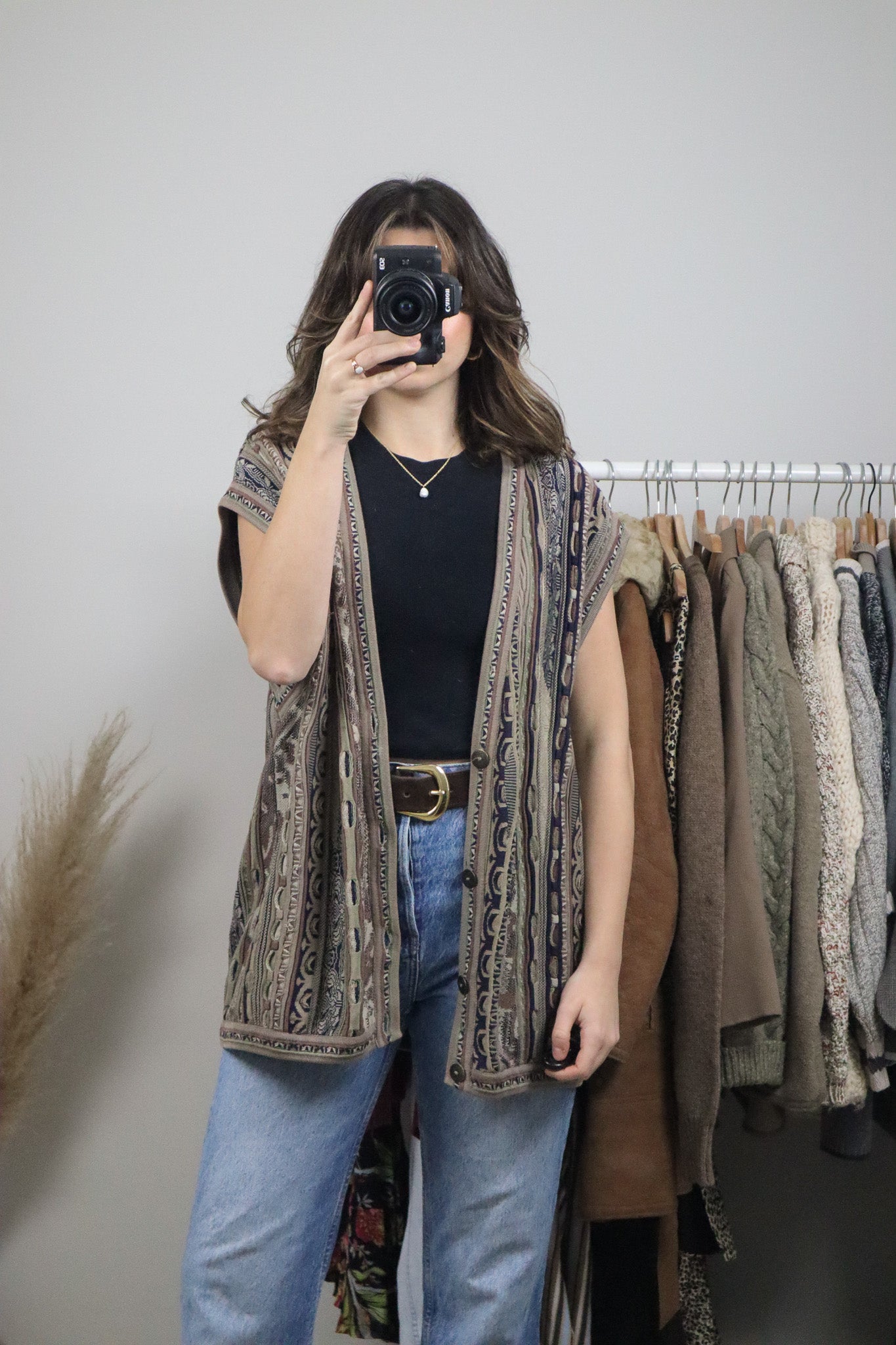 Made in Canada x Vintage x 3D print Vest (XL)
