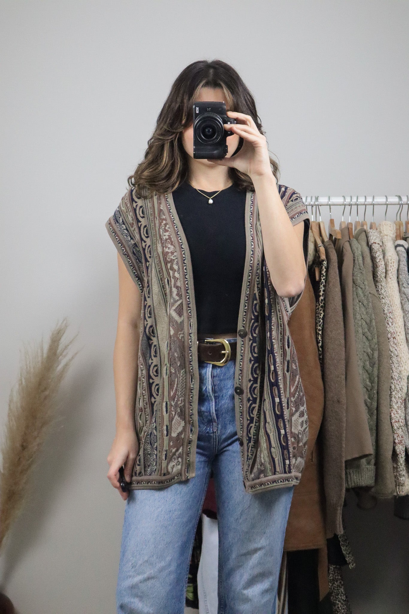 Made in Canada x Vintage x 3D print Vest (XL)