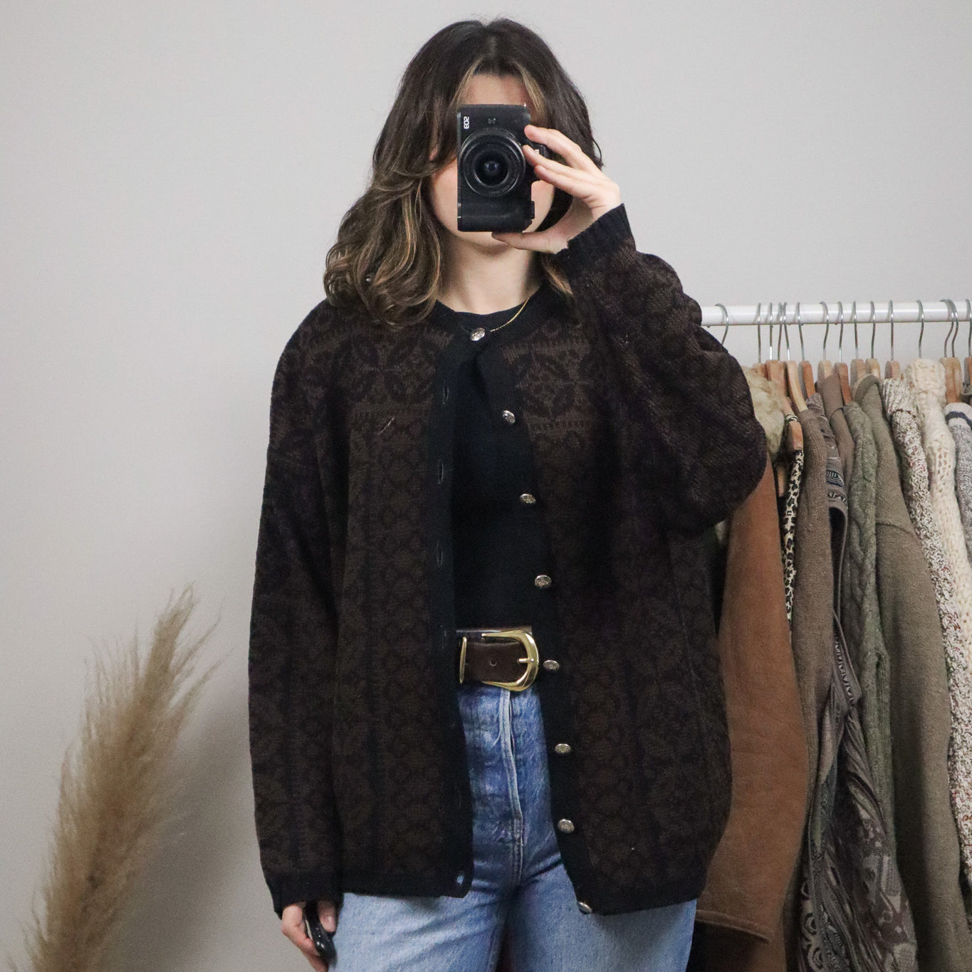 Made in Norway x Vintage x Wool Partnered Cardigan (L)