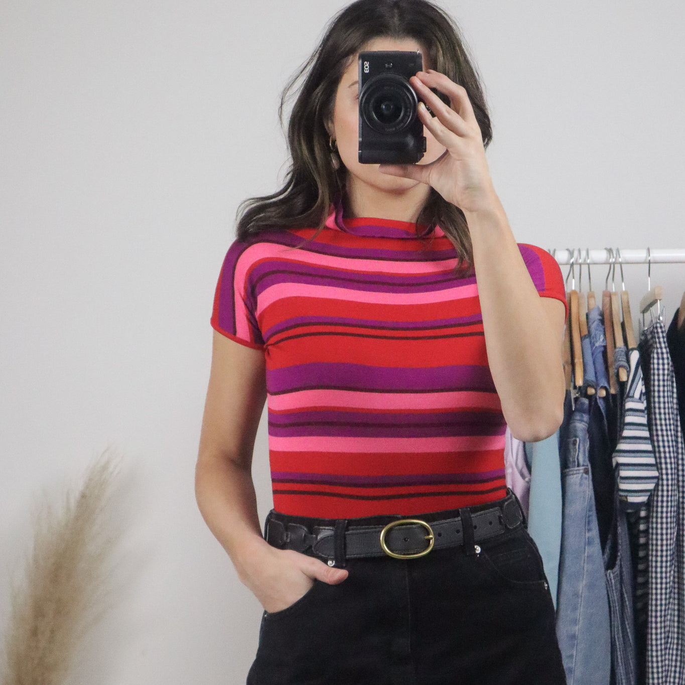 Made in Italy x Vintage x Dolce & Gabbana Merino Wool Striped Top (S)