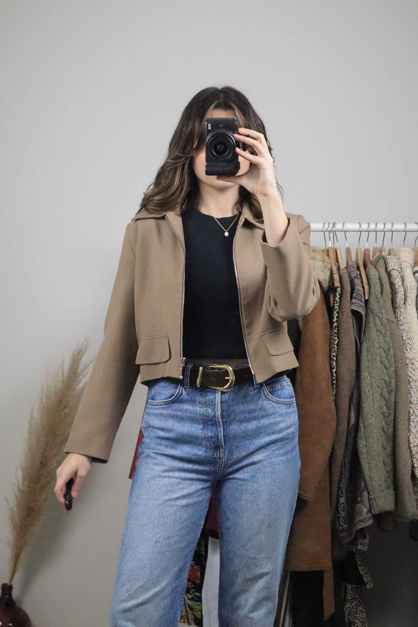 Made in Canada x Vintage x Cropped Collared Jacket (4/6)