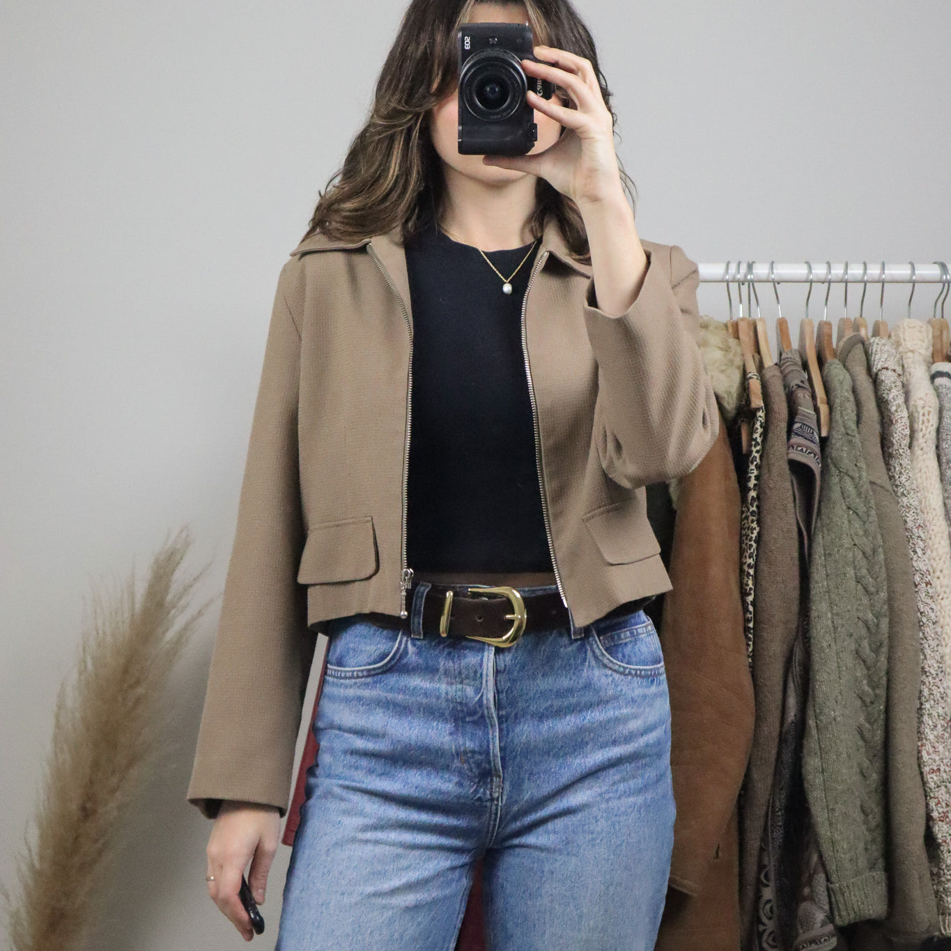 Made in Canada x Vintage x Cropped Collared Jacket (4/6)