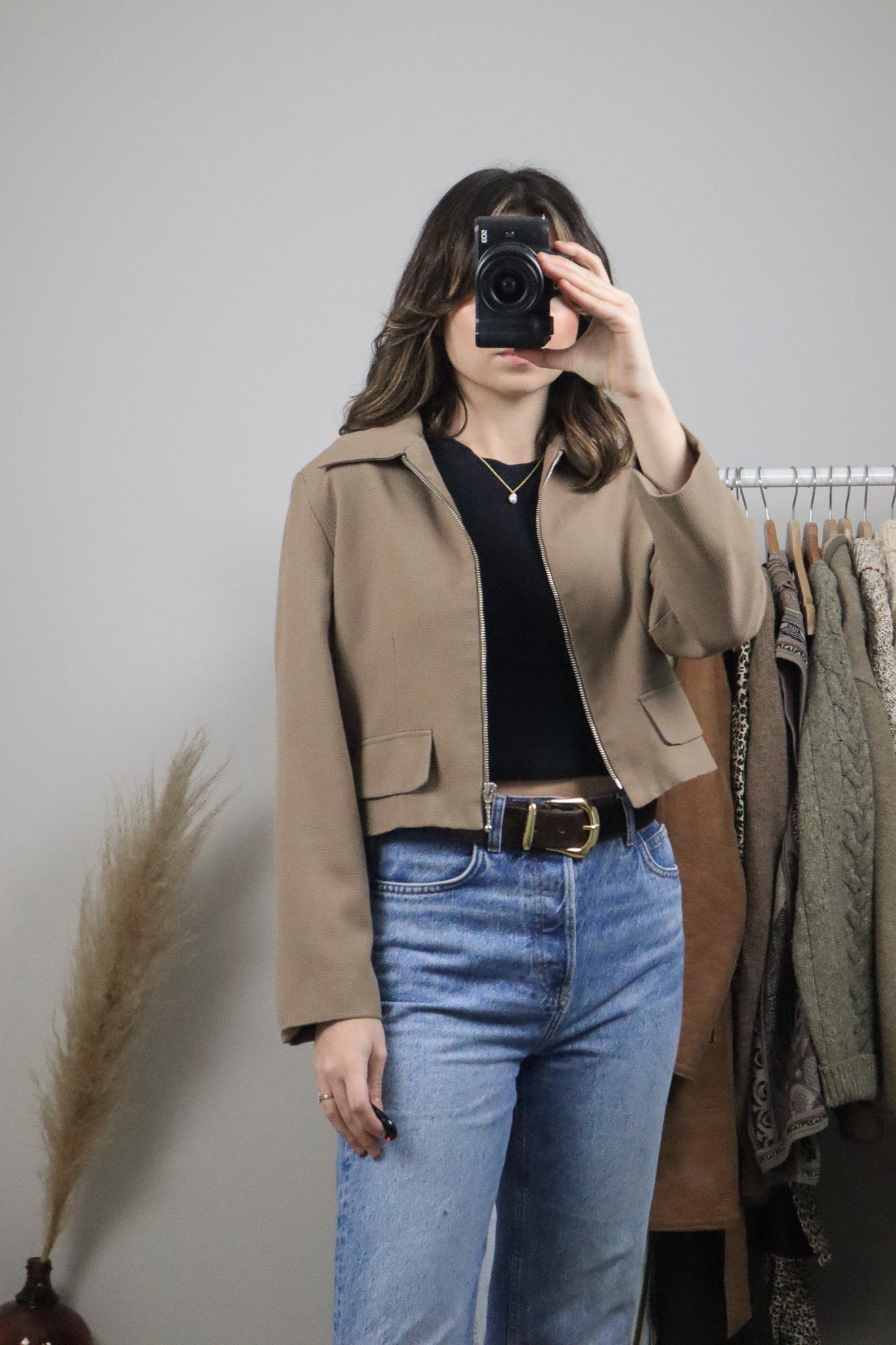 Made in Canada x Vintage x Cropped Collared Jacket (4/6)