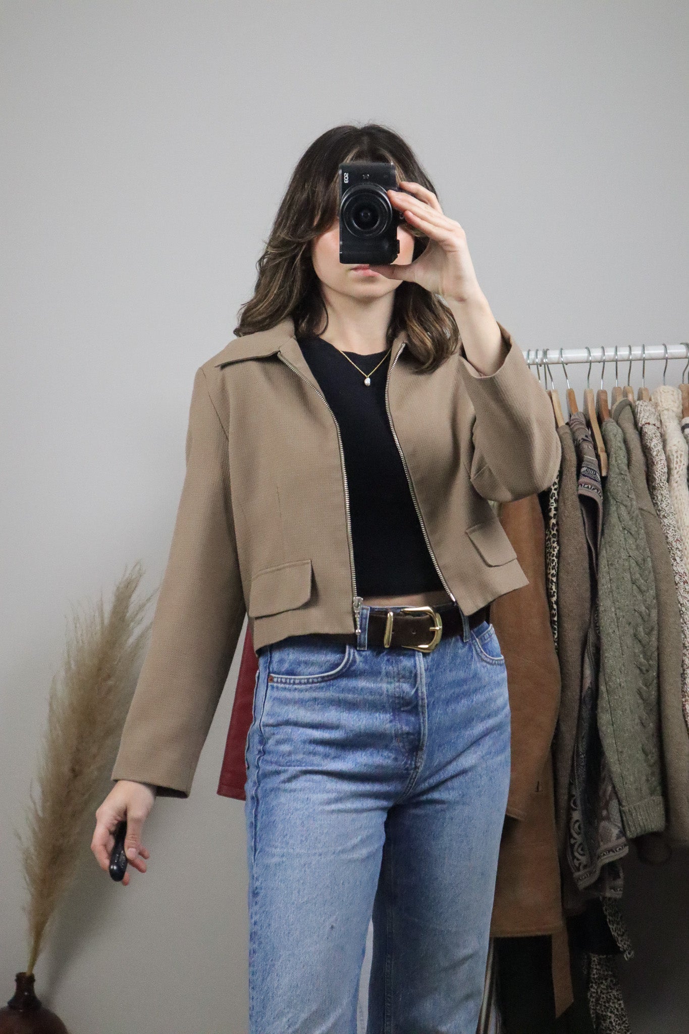 Made in Canada x Vintage x Cropped Collared Jacket (4/6)